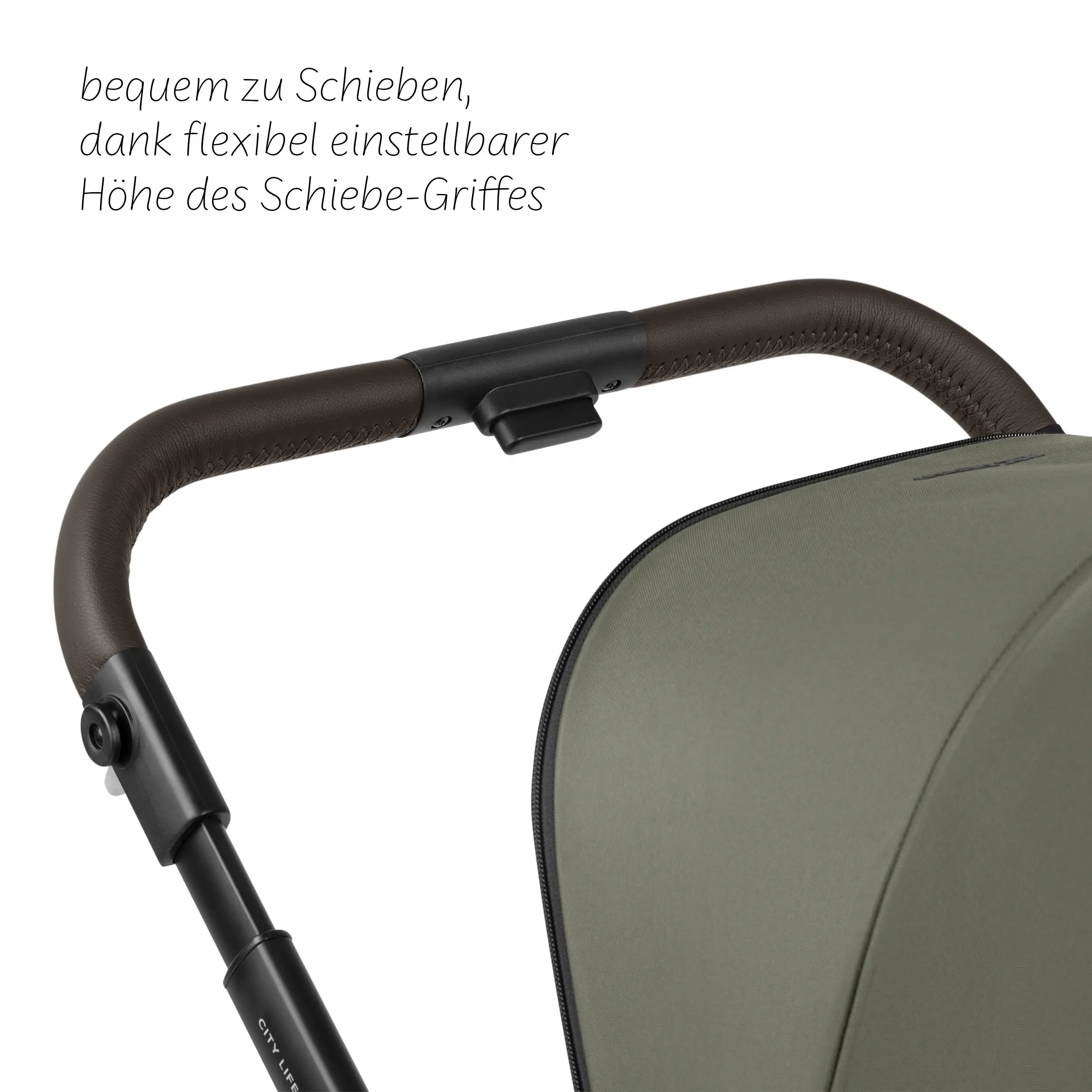 4in1-Kinderwagen-Set City Life inkl. Isofix Base - Avocado