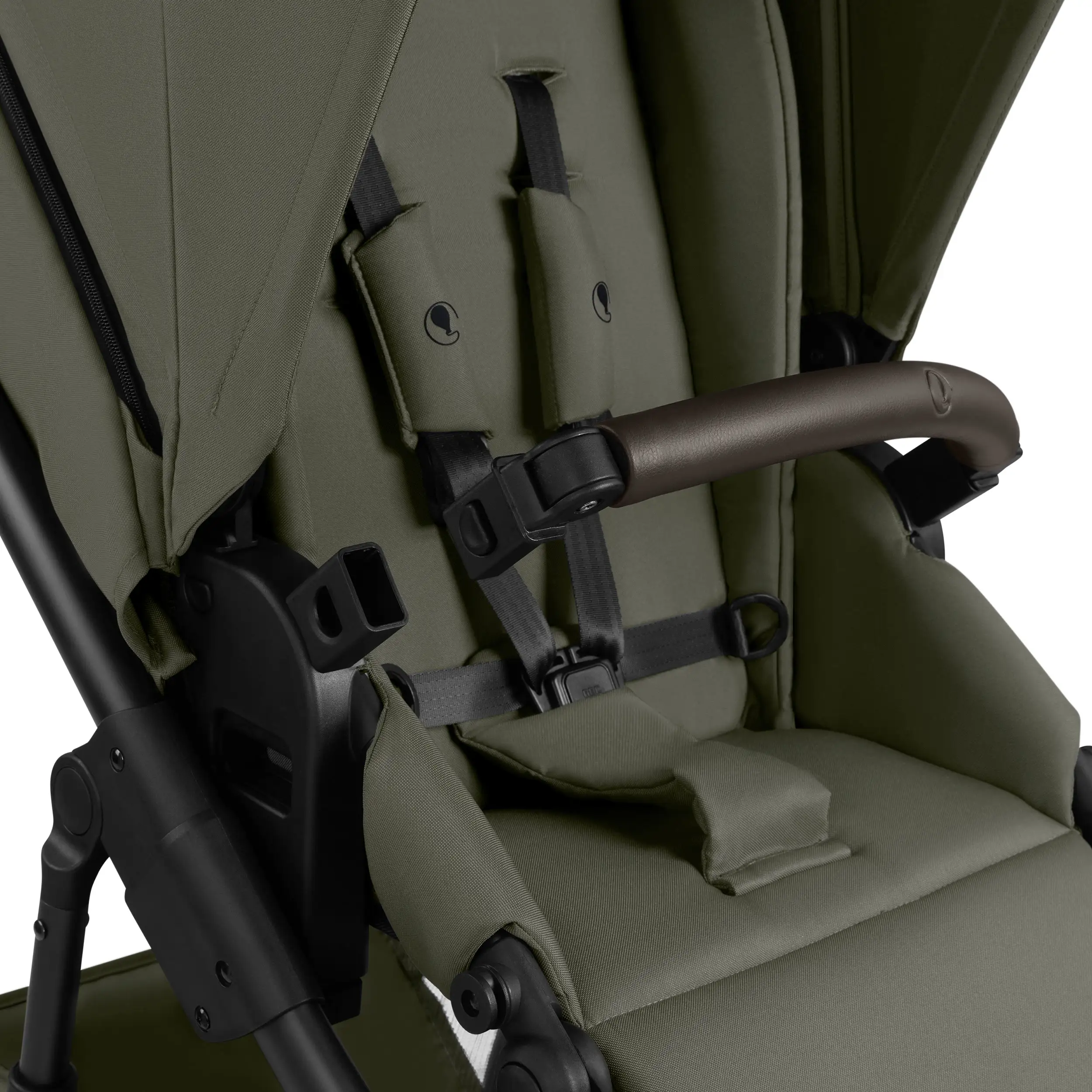 Ensemble poussette 4en1 Salsa Core avec coque auto inclinable Calla et base ISOFIX Root - Olive