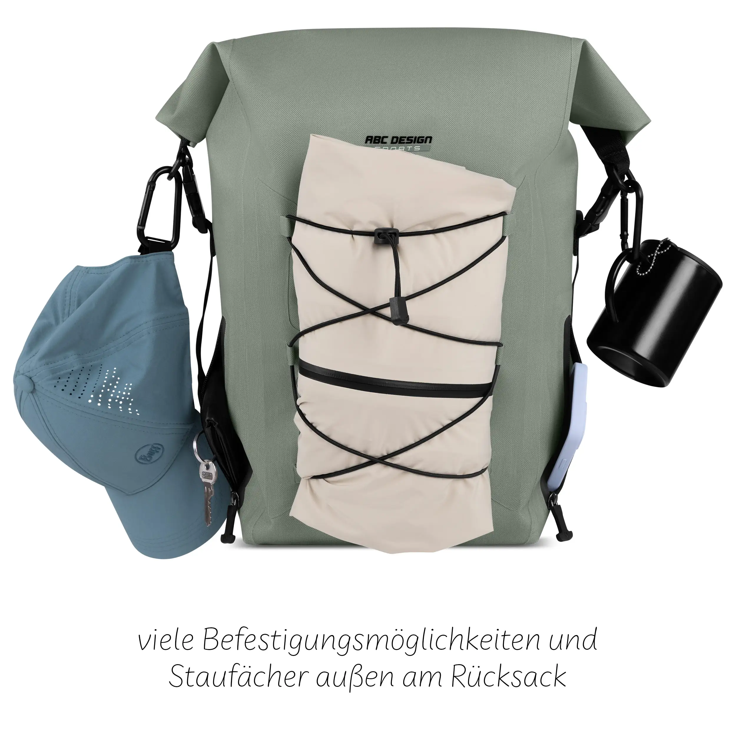 Premium Outdoor-Rucksack Lausanne 20L für Stadt & Natur - Pine