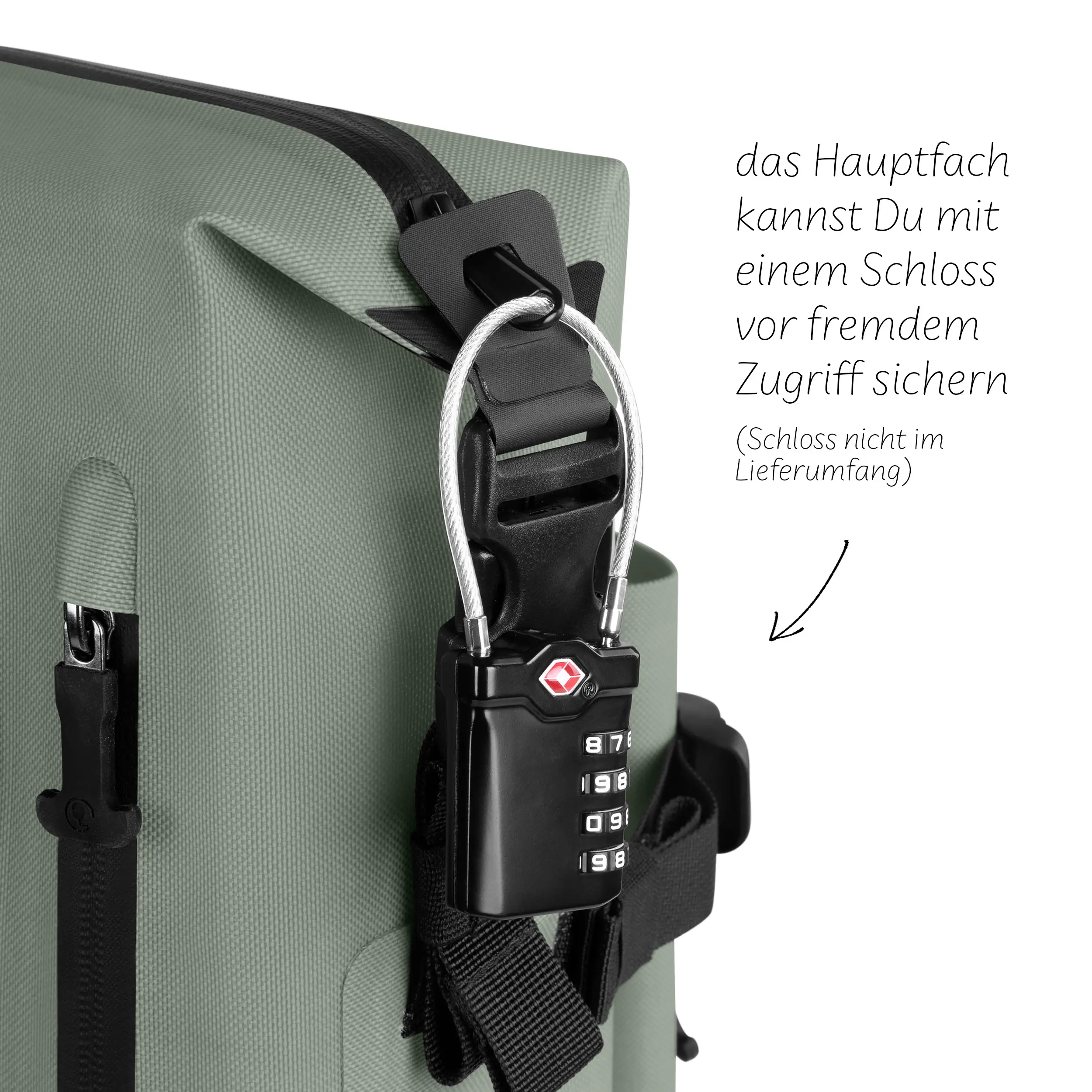 Rucksack Zürich 24L für den Alltag & Büro - Pine