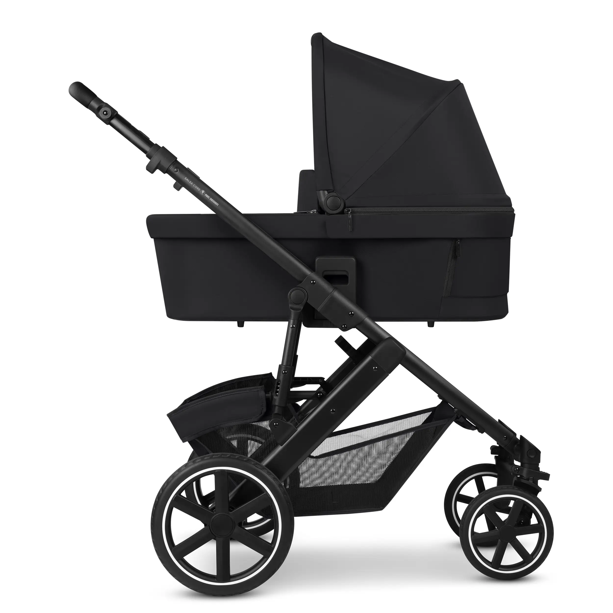 3in1 Kinderwagen-Set Salsa Core inkl. Babyschale mit Liegefunktion Calla - Ink