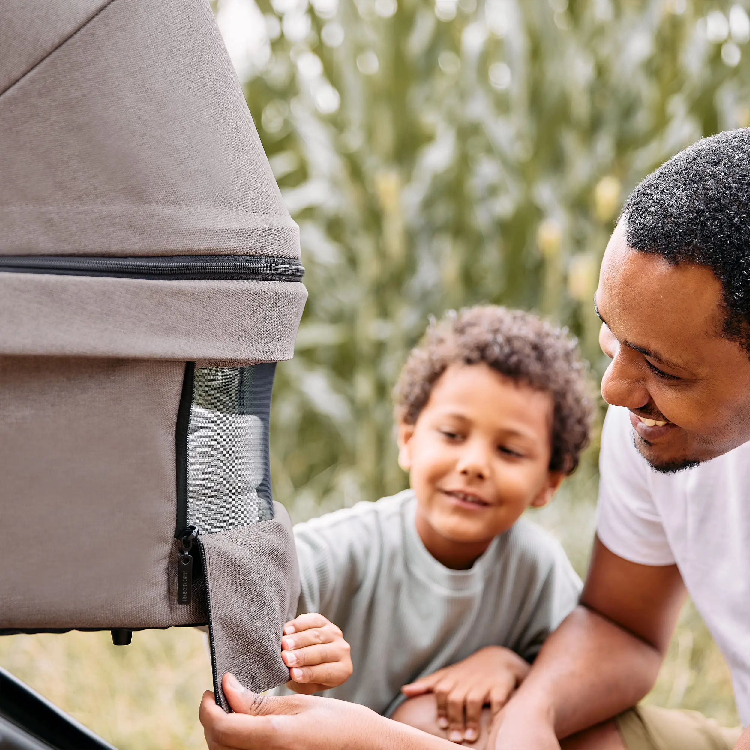 4in1 Kinderwagen-Set Salsa 5 Air inkl. Isofix Base - Nature