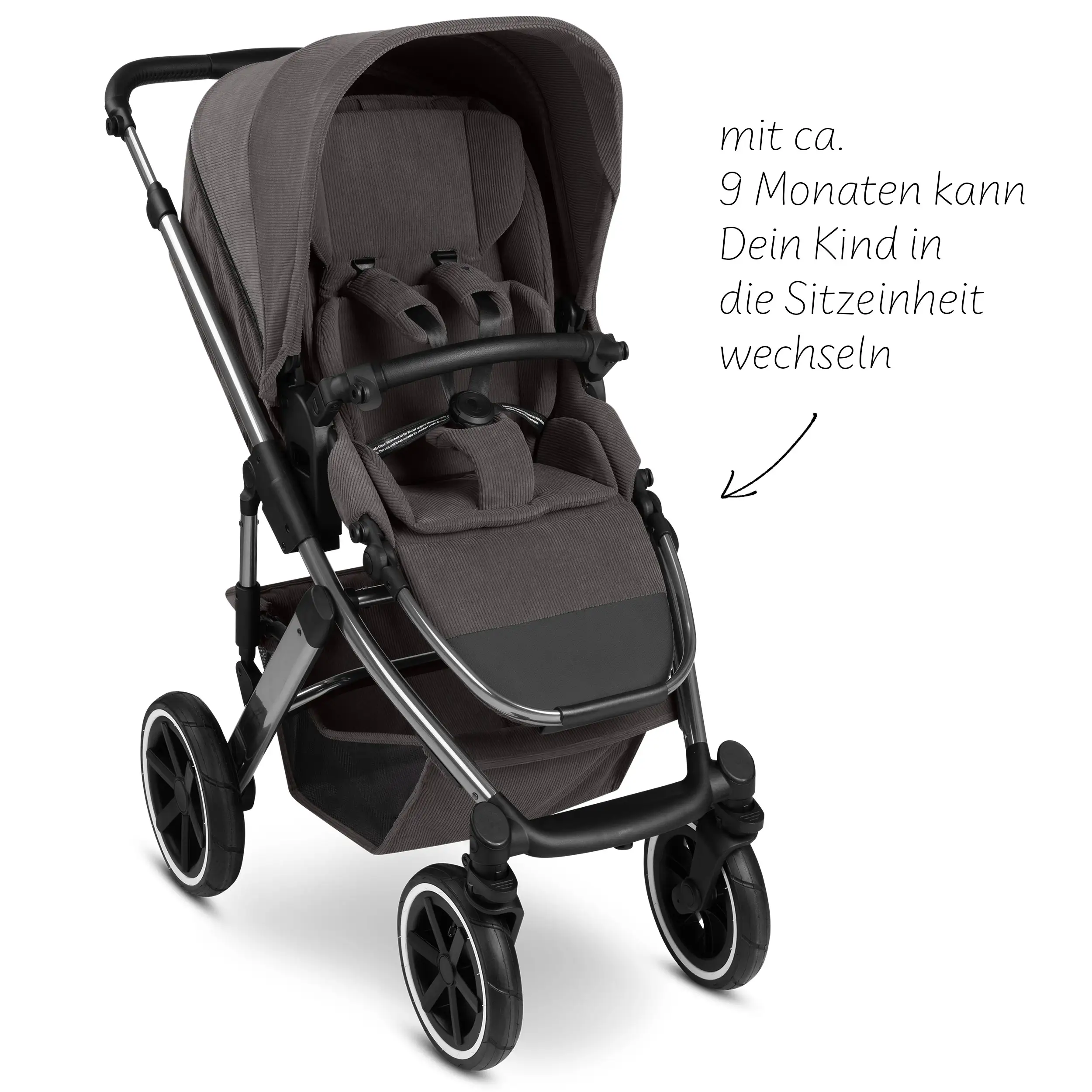 3in1 Kinderwagen-Set Salsa 5 Air - Almond
