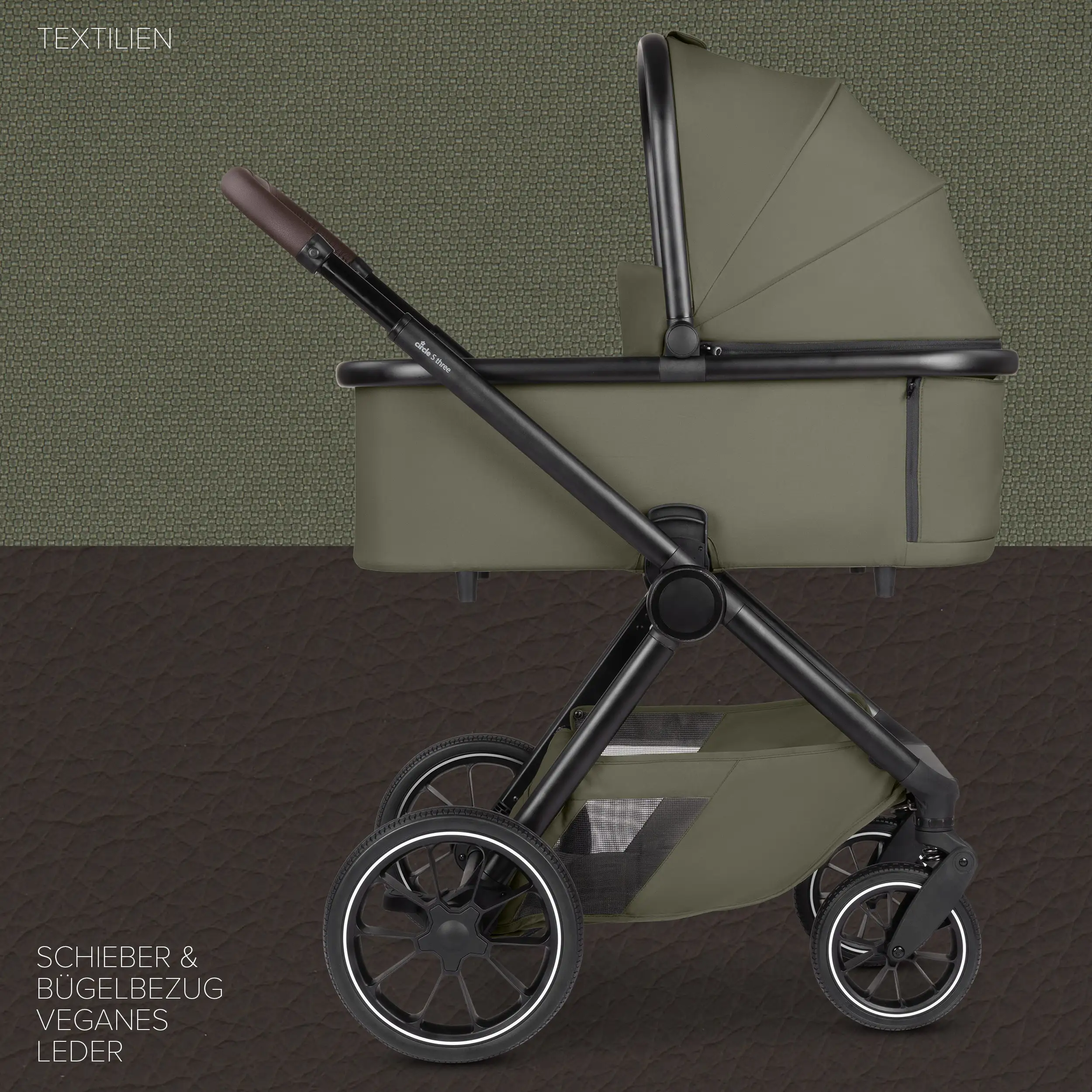 Kombi-Kinderwagen S Three - Wheat