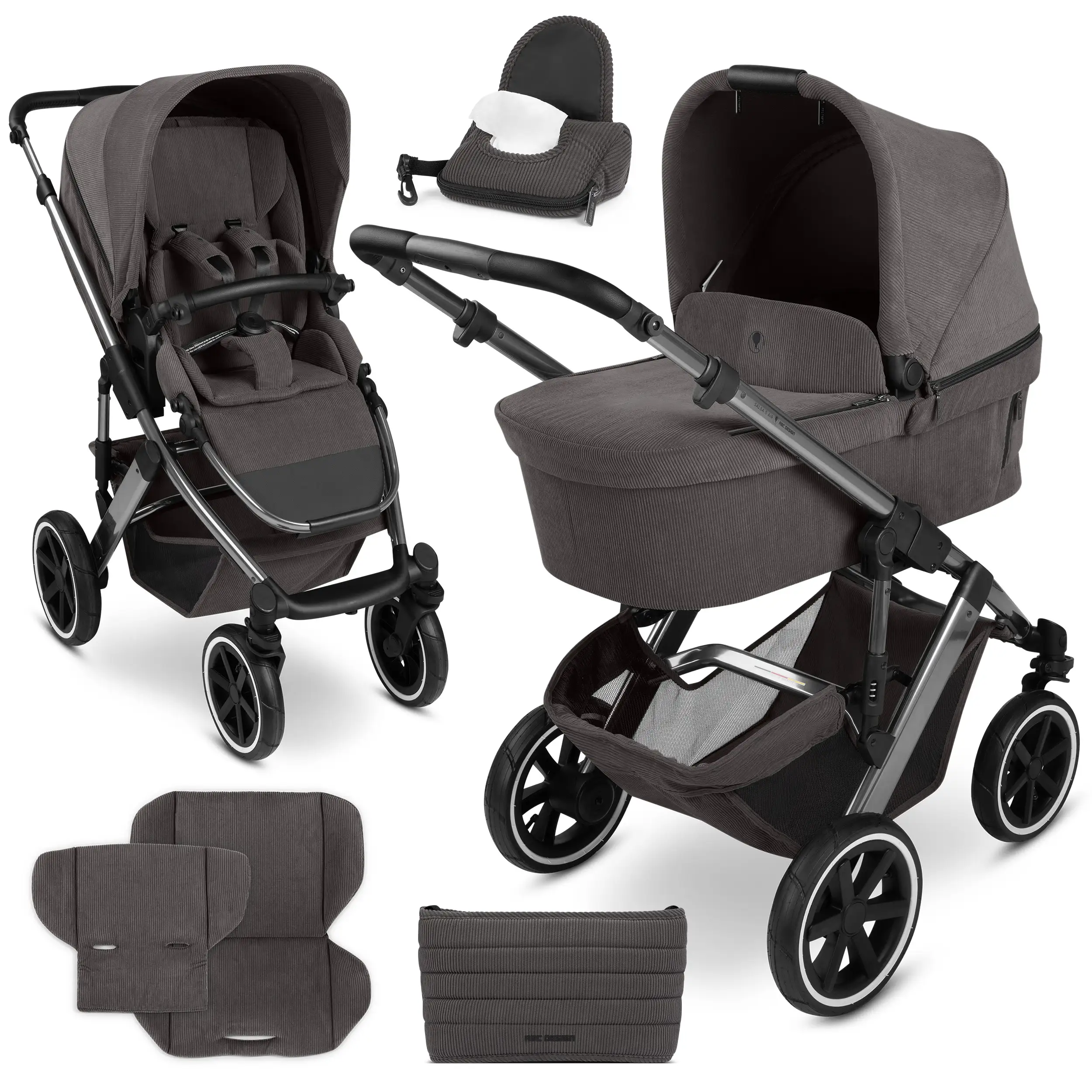 Kombi-Kinderwagen Salsa 5 Air - Almond