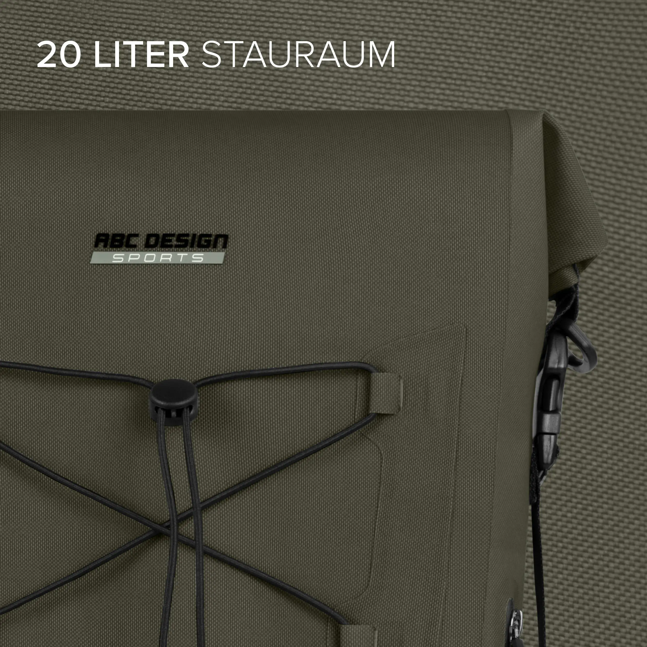 Satteltasche Sion 20L für Kinderwagen Fahrradanhänger & Alltag - Avocado
