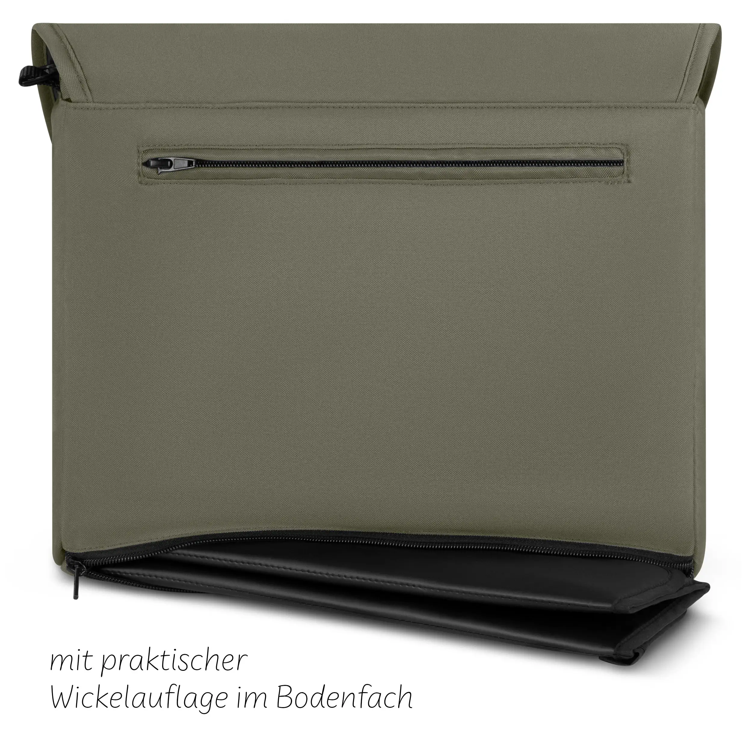 Zubehör Set Kinderwagen - Wickeltasche, Winterfußsack, Regenschutz & Moskitonetz - Wheat
