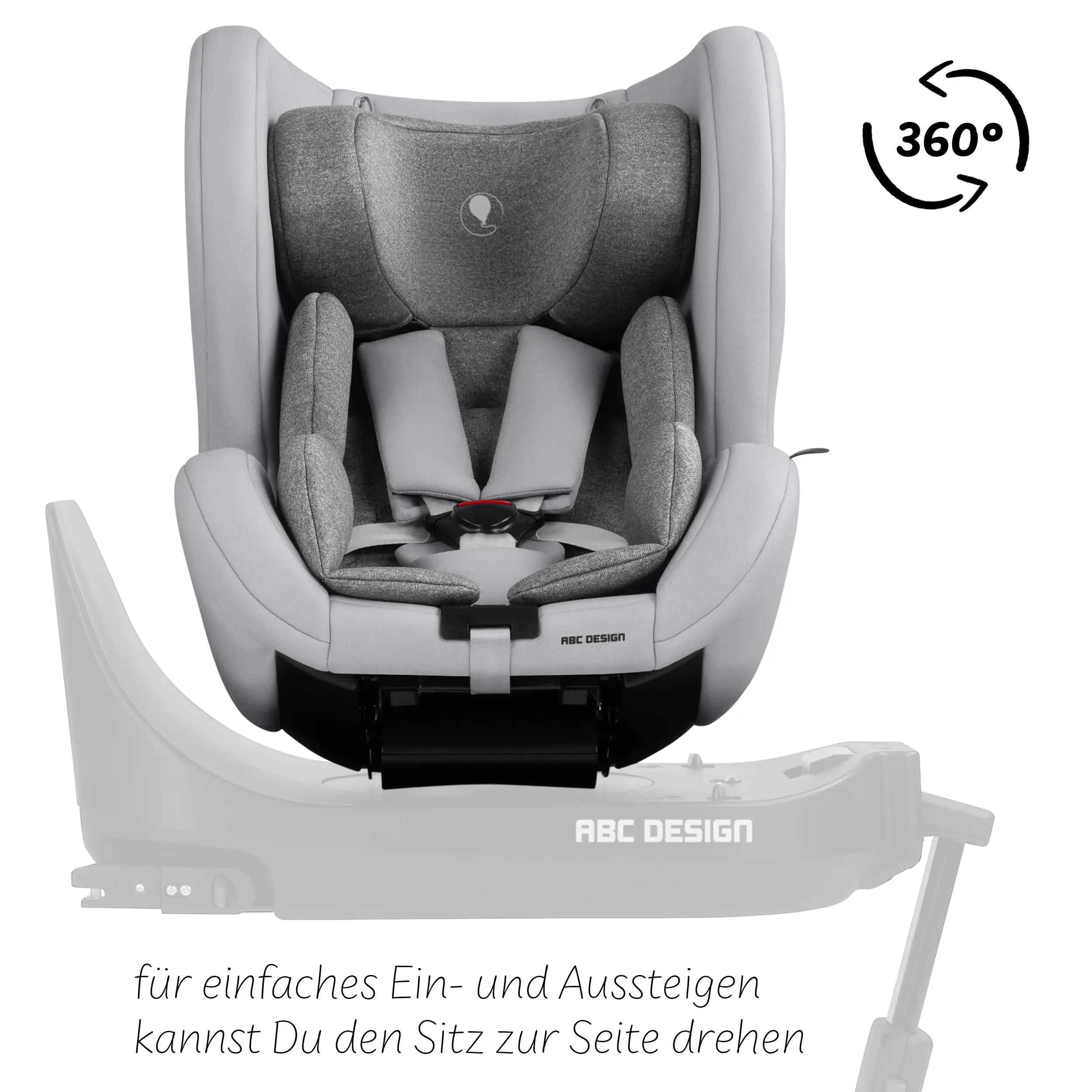 Seggiolino auto Lily i-Size incl. base ISOFIX girevole Root - Pearl
