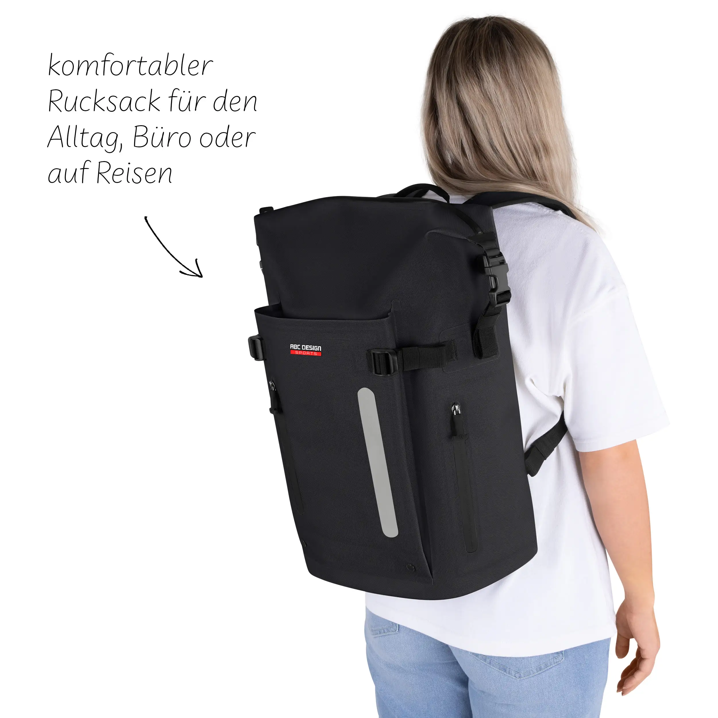 Rucksack Zürich 24L für den Alltag & Büro - Ink