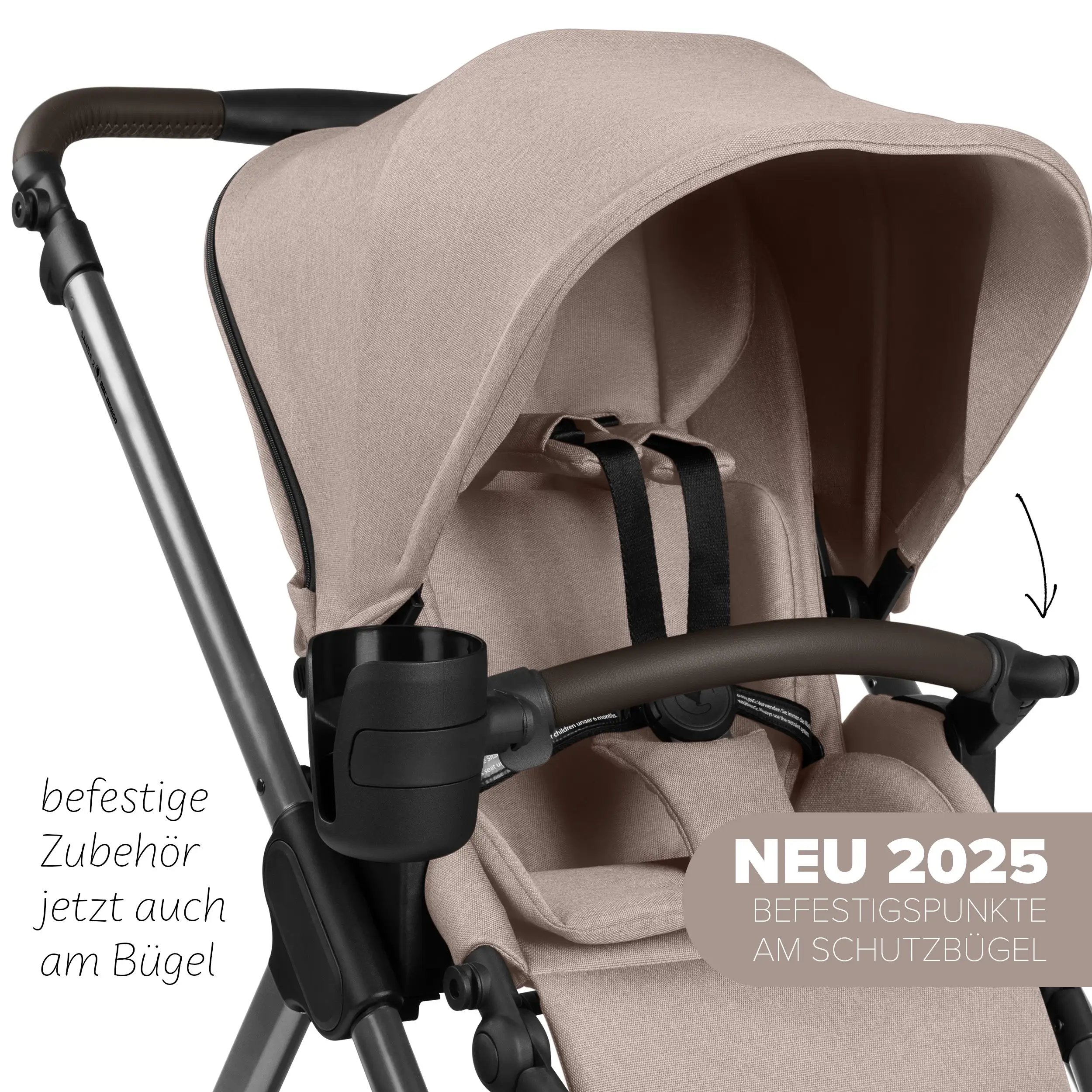 3in1-Kinderwagen-Set Samba 2 - Camel