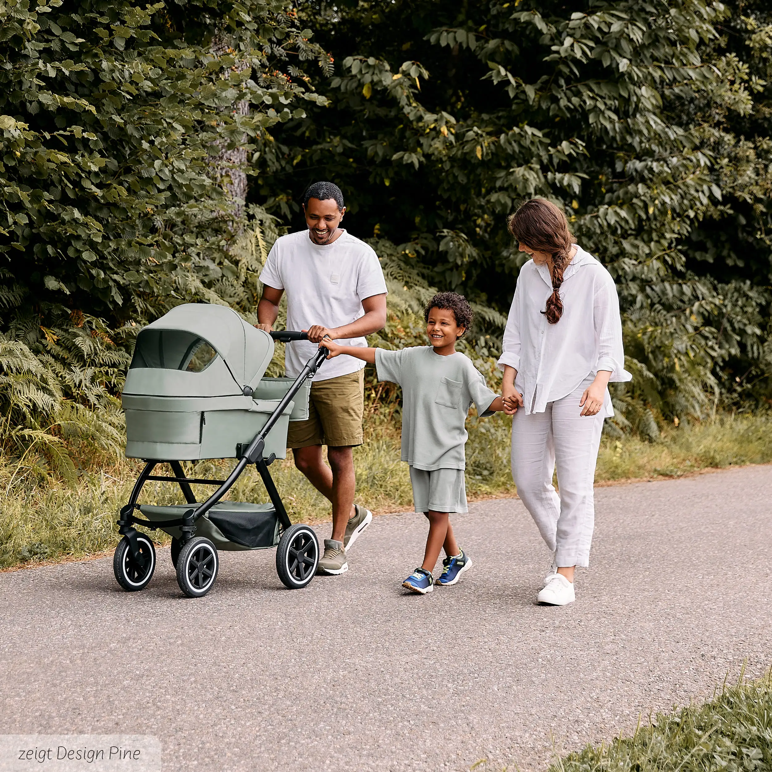 3in1-Kinderwagen-Set Samba 2 inkl. Babyschale Calla mit Liegefunktion - Camel