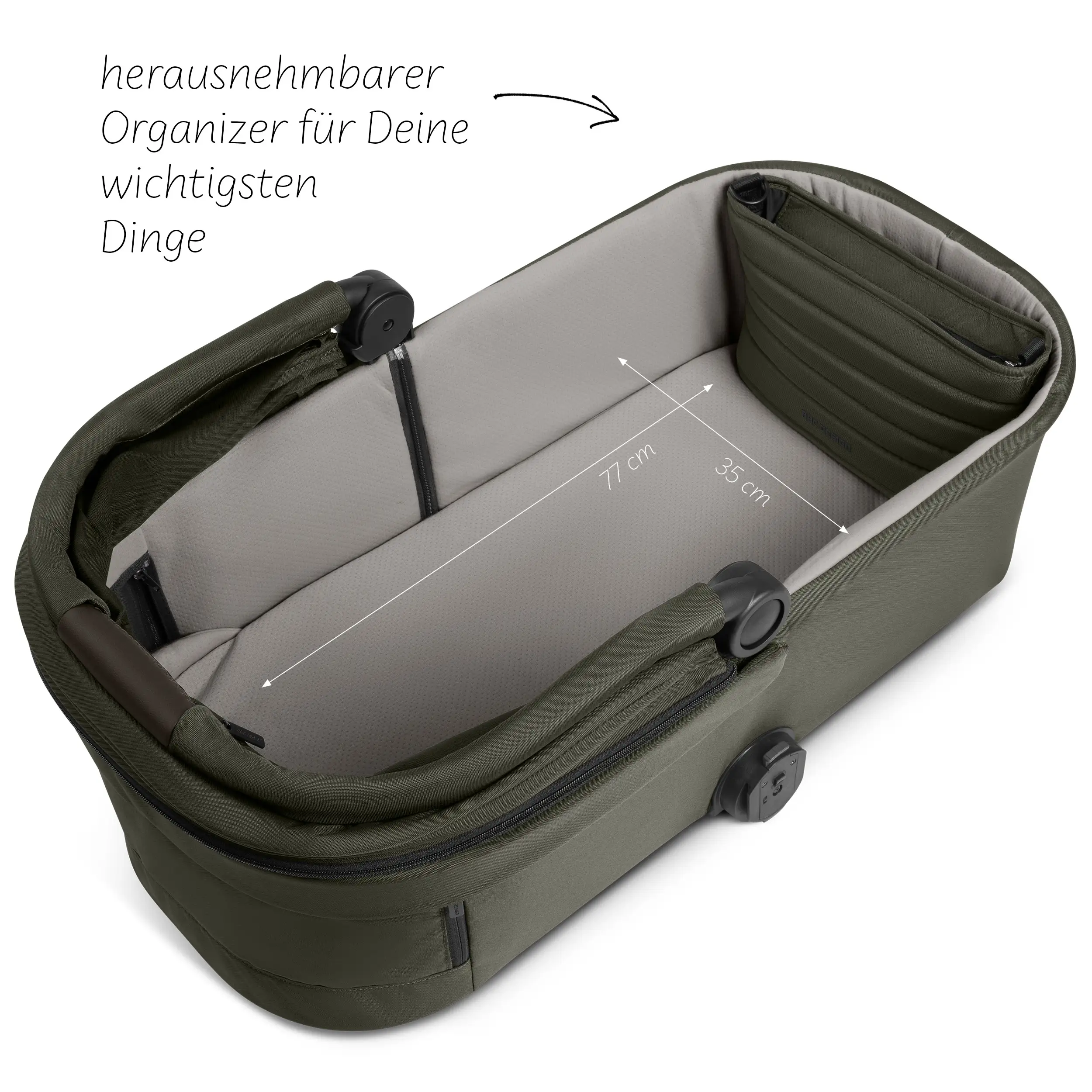 Set passeggino 3in1 City Life incl. ovetto Maxi-Cosi Pebble 360 Pro 2 - Avocado