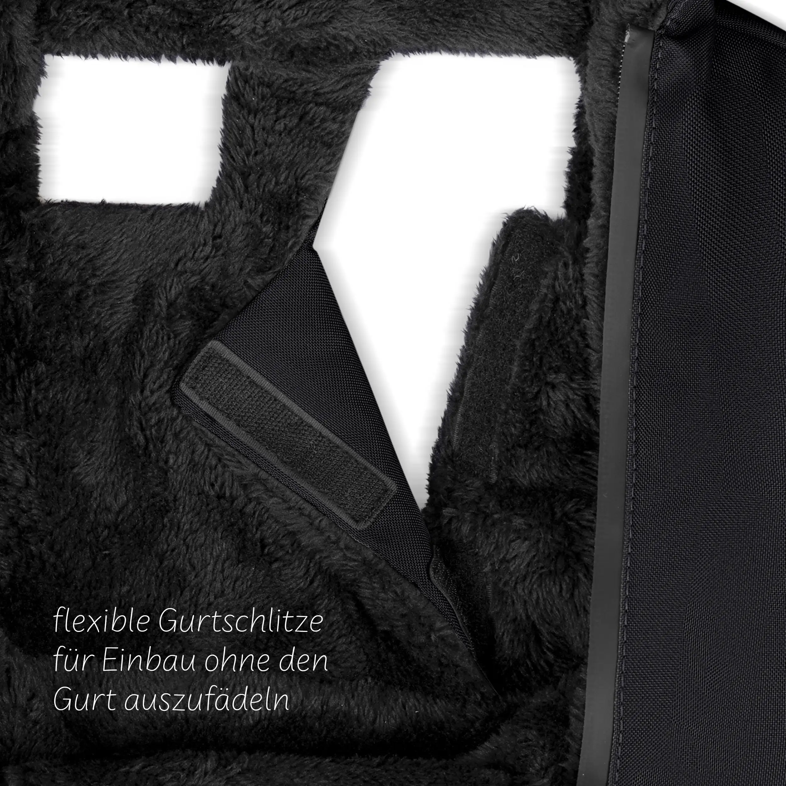 Neugeborenen Fußsack - Black
