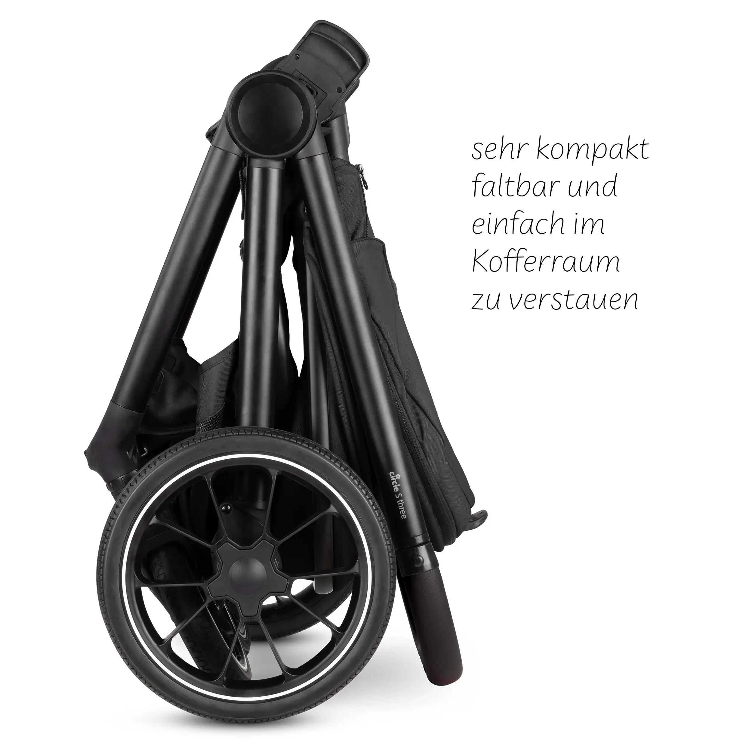 Kombi-Kinderwagen S Three - Black