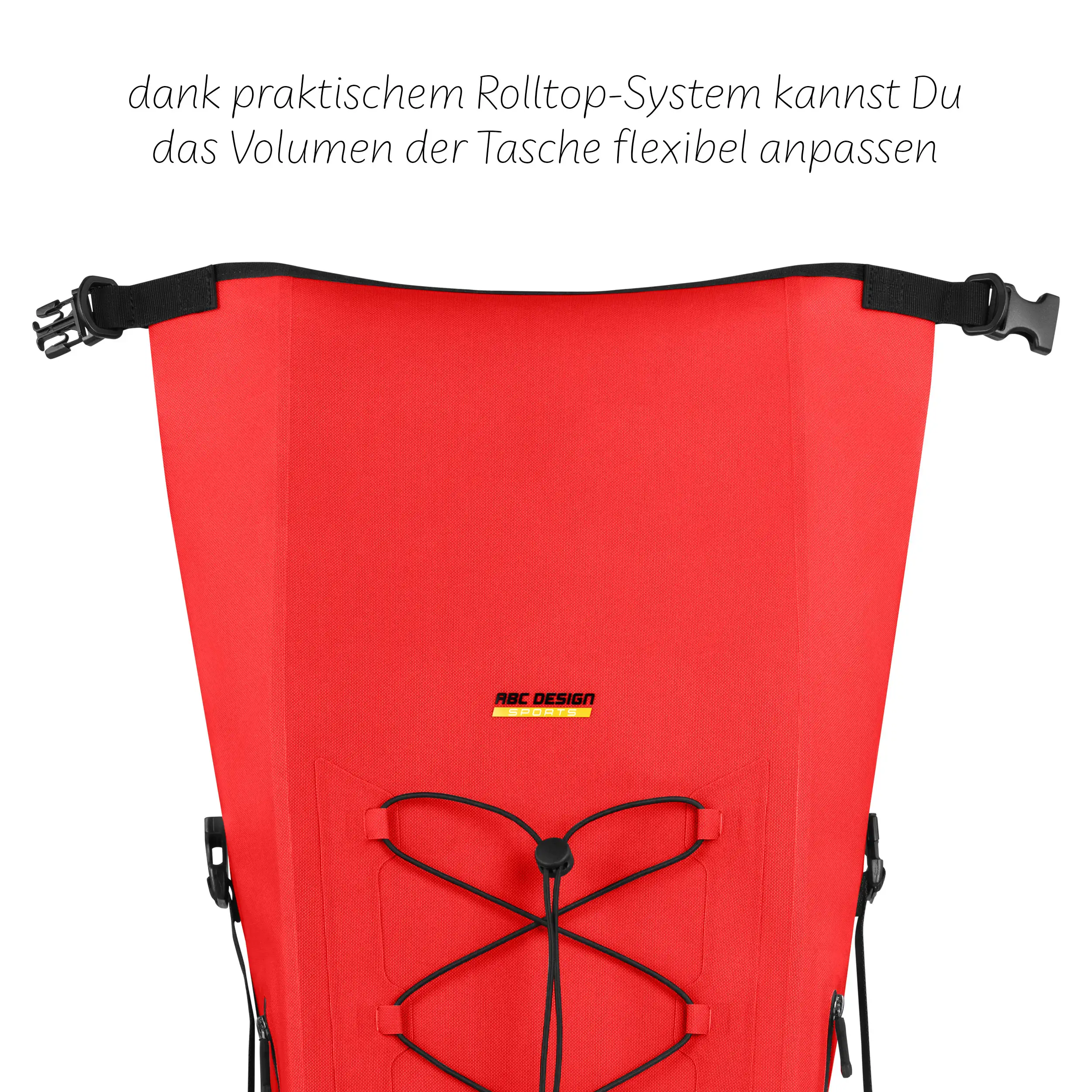 Satteltasche Sion 20L für Kinderwagen Fahrradanhänger & Alltag - Mango