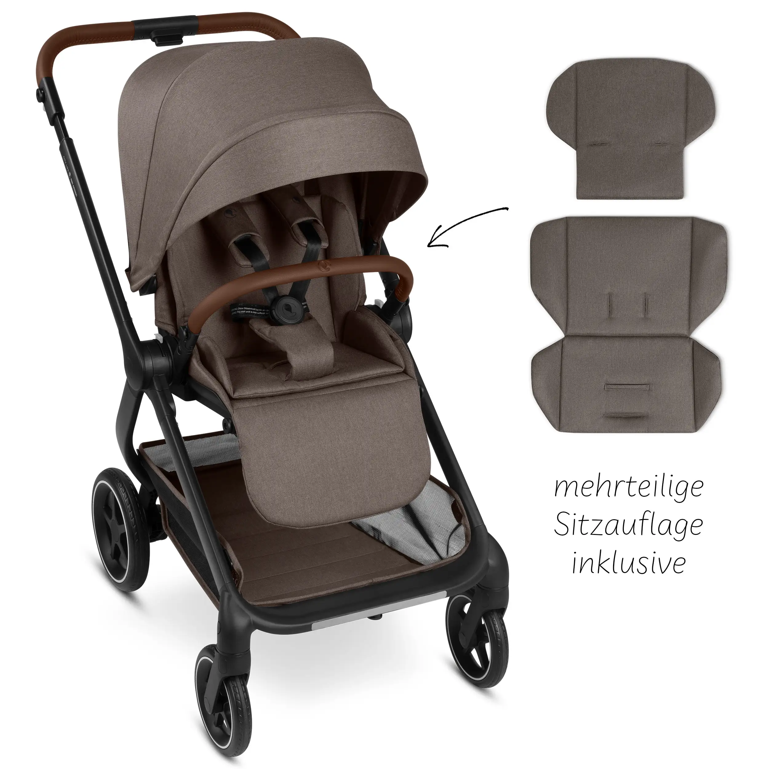 Set passeggino 3in1 City Life incl. ovetto Maxi-Cosi Pebble 360 Pro 2 - Nature