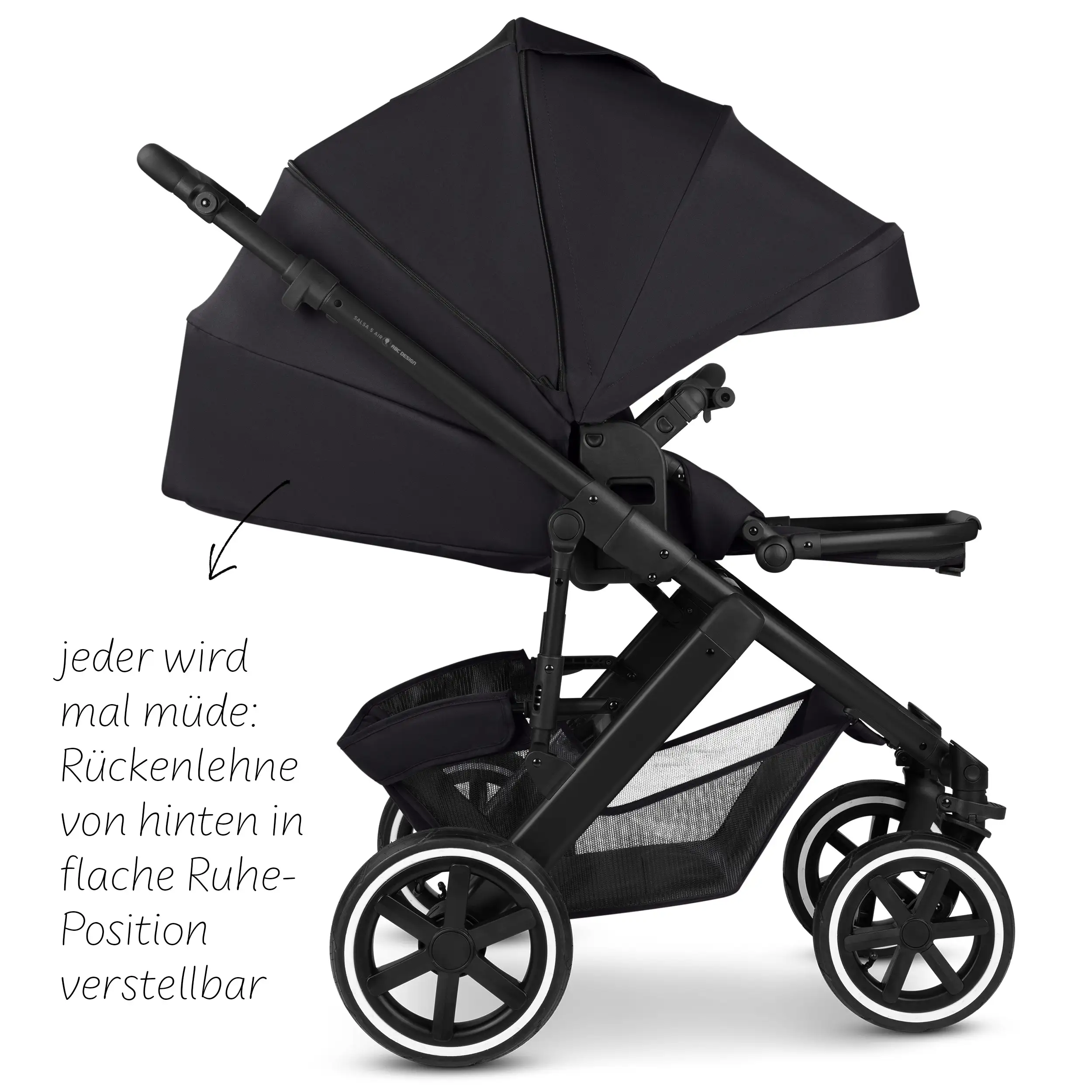 3in1 Kinderwagen-Set Salsa 5 Air - Coal