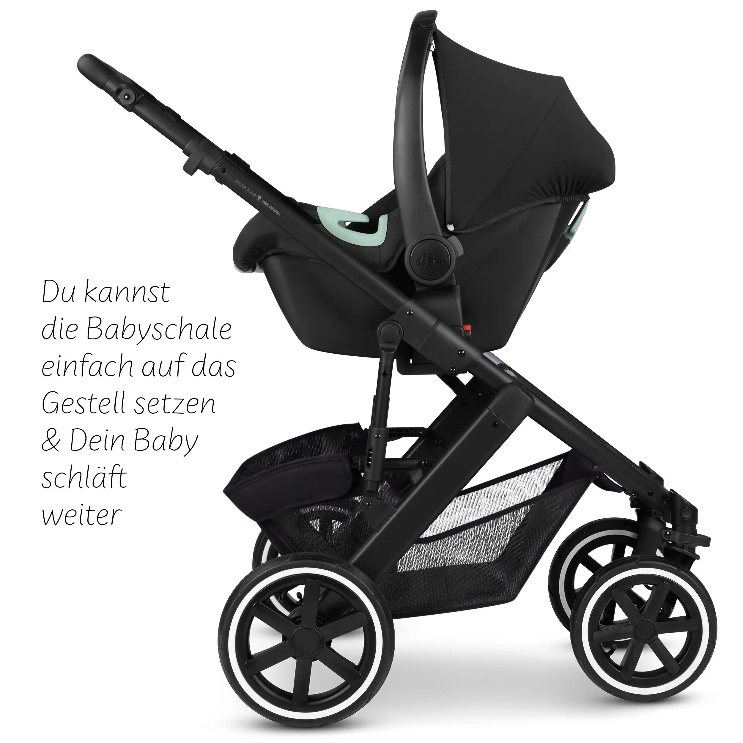 3in1 Kinderwagen-Set Salsa 5 Air - Coal
