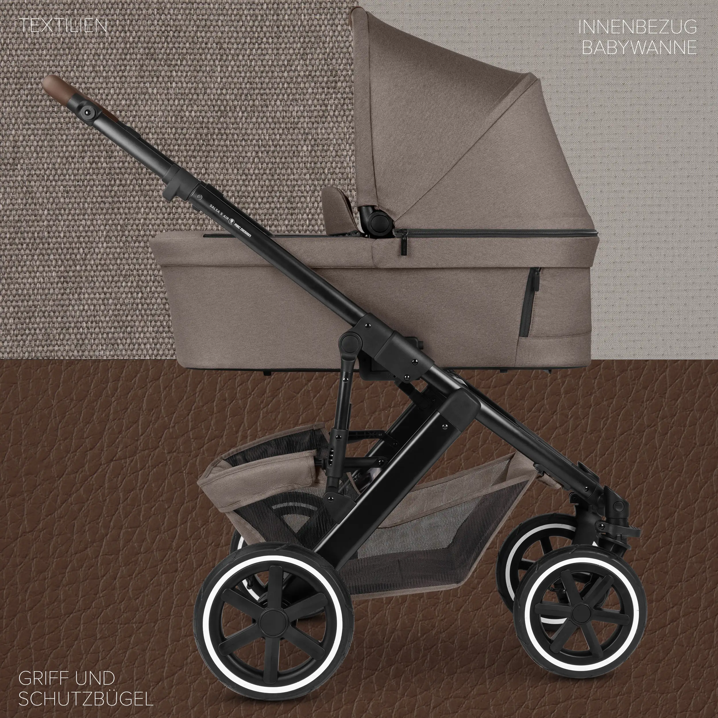 Kombi-Kinderwagen Salsa 5 Air - Nature