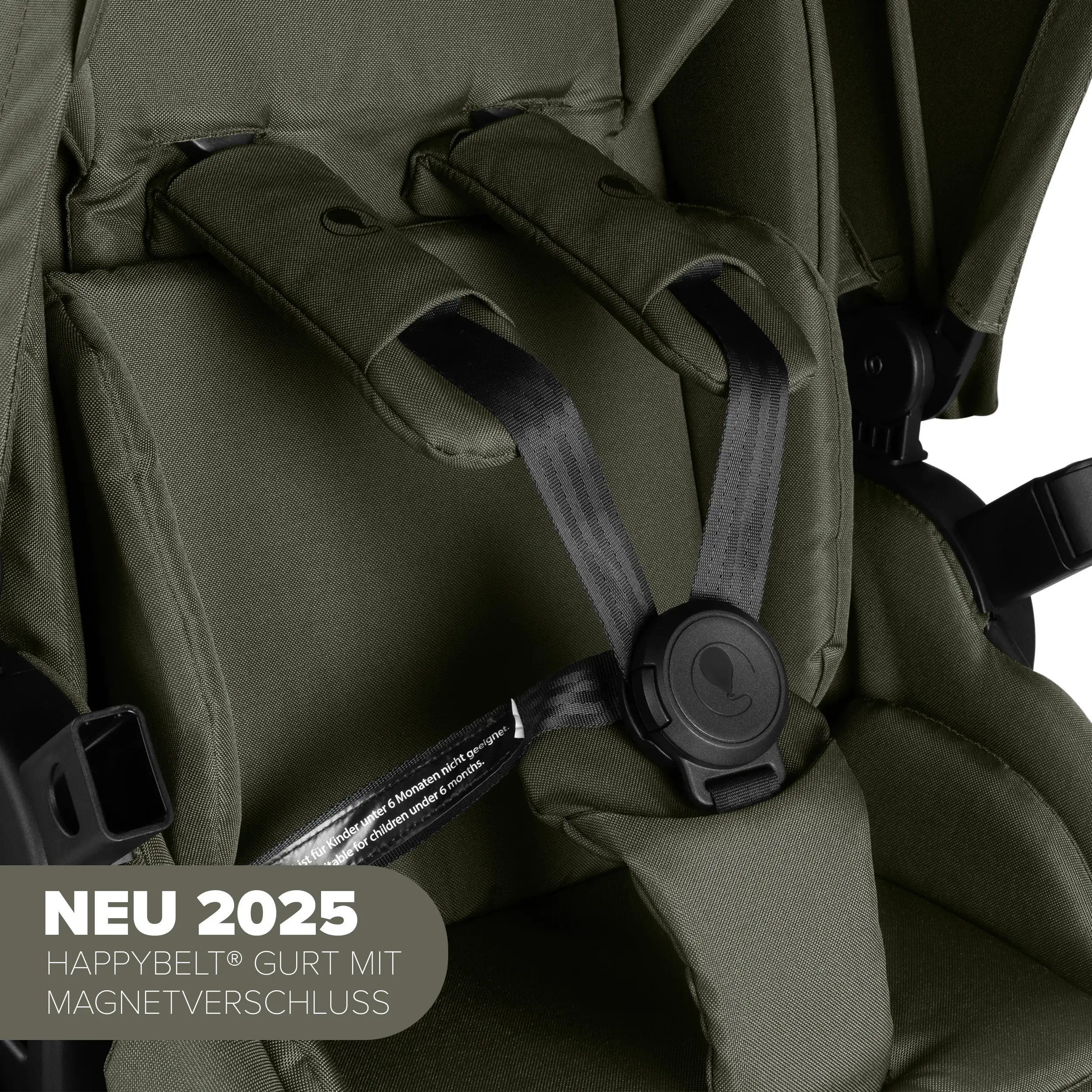 Kombi-Kinderwagen Salsa 5 Air inkl. Winterfußsack & Wickeltasche - Avocado