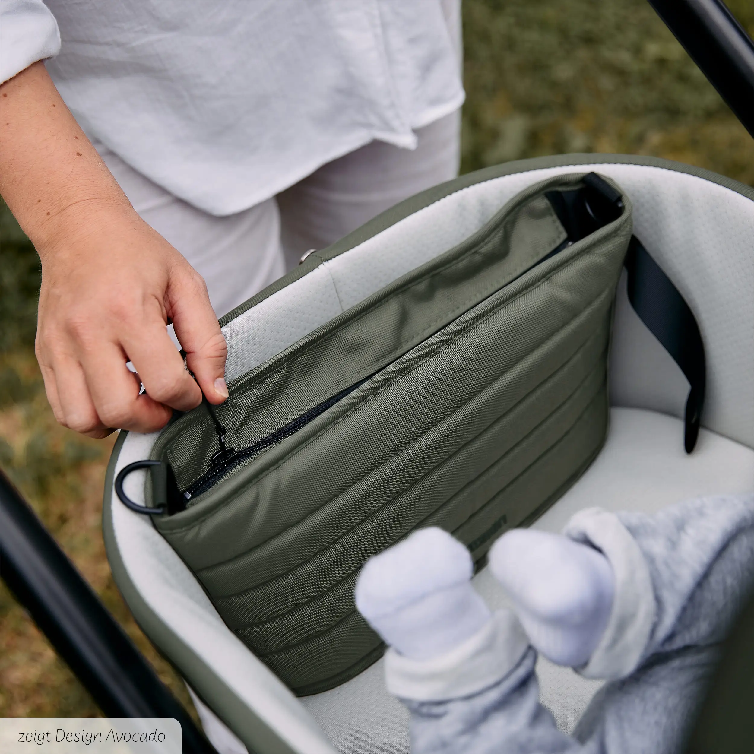 Passeggino Salsa 5 Air con borsa fasciatoio Urban, Zanzariera e parapioggia inclusi - Pine