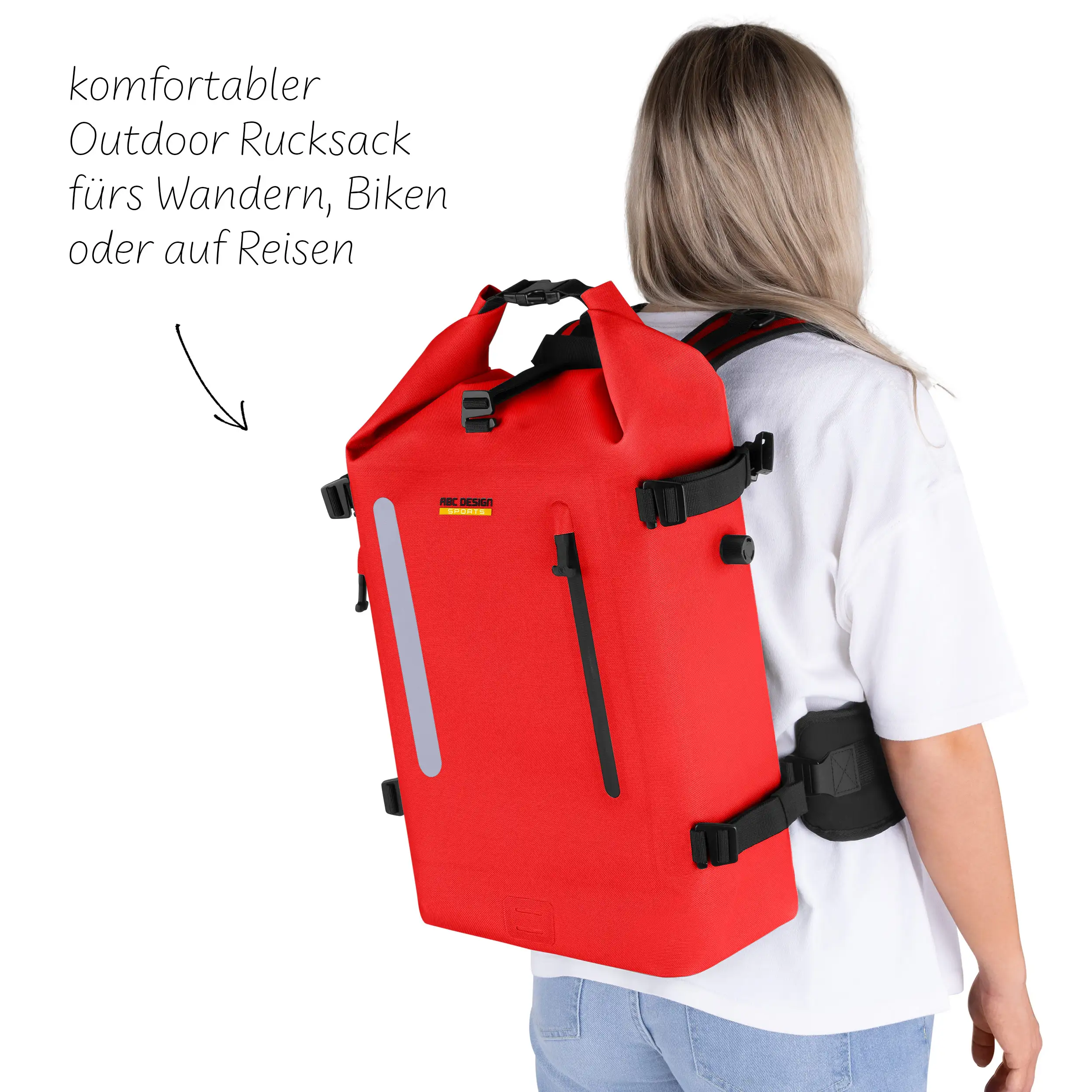 Outdoor-Rucksack Solothurn 22L für Alltag & Abenteuer - Mango