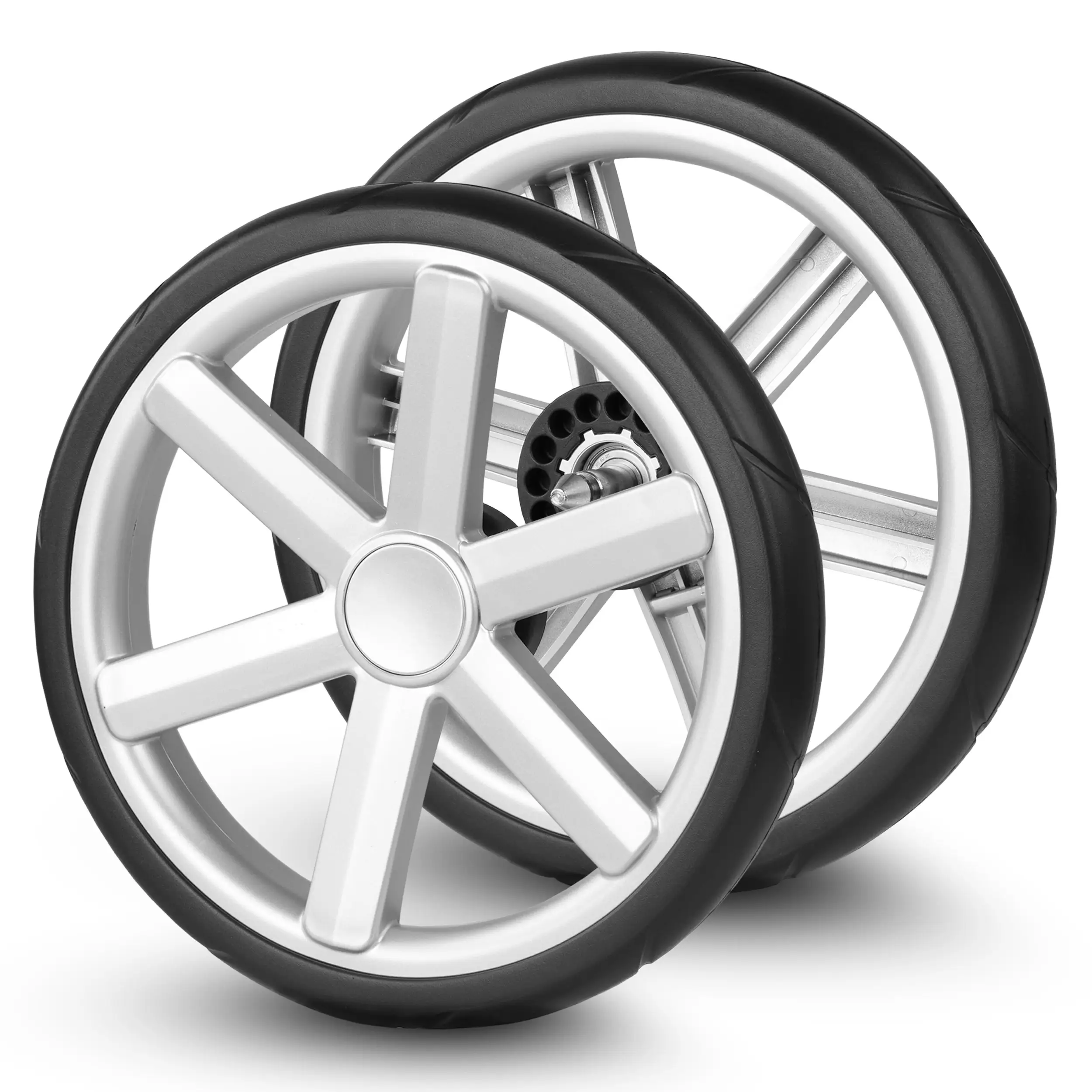 Hinterräder Satz (2 Stück) für Salsa 4 - EVA Silver / Black
