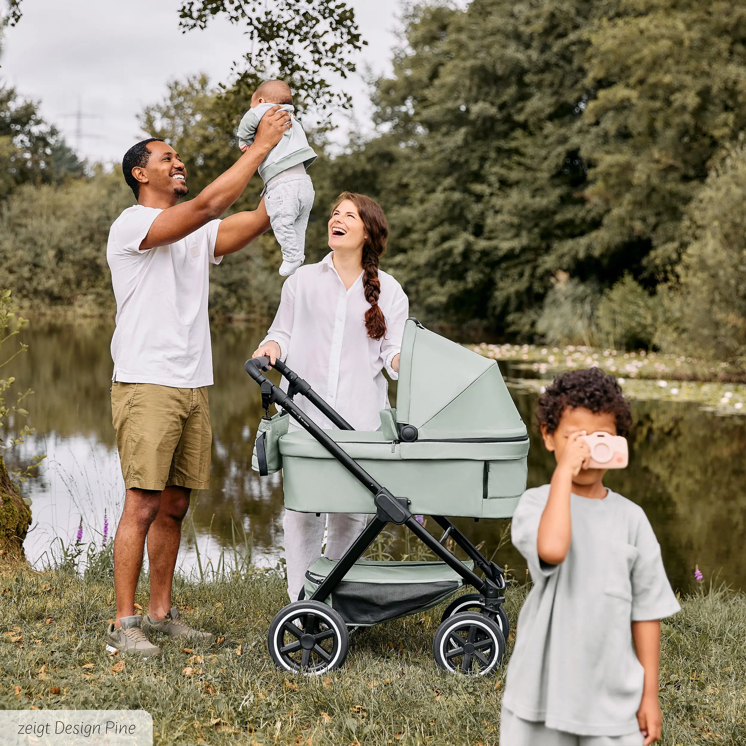 4in1 Kinderwagen Set Samba 2 inkl. Isofix Base - Camel