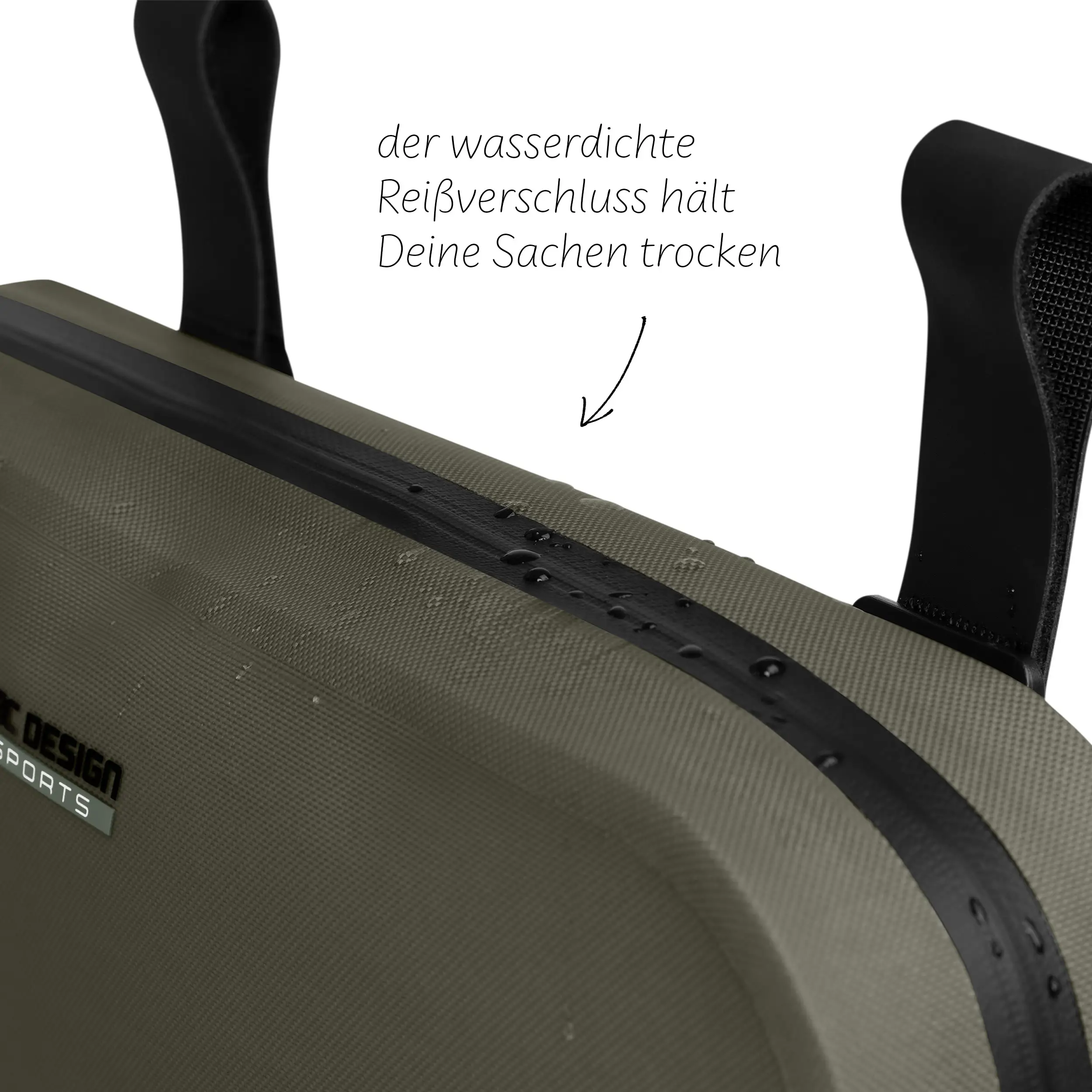 Satteltasche Genf 4,5L für Kinderwagen, Fahrrad & Alltag - Avocado