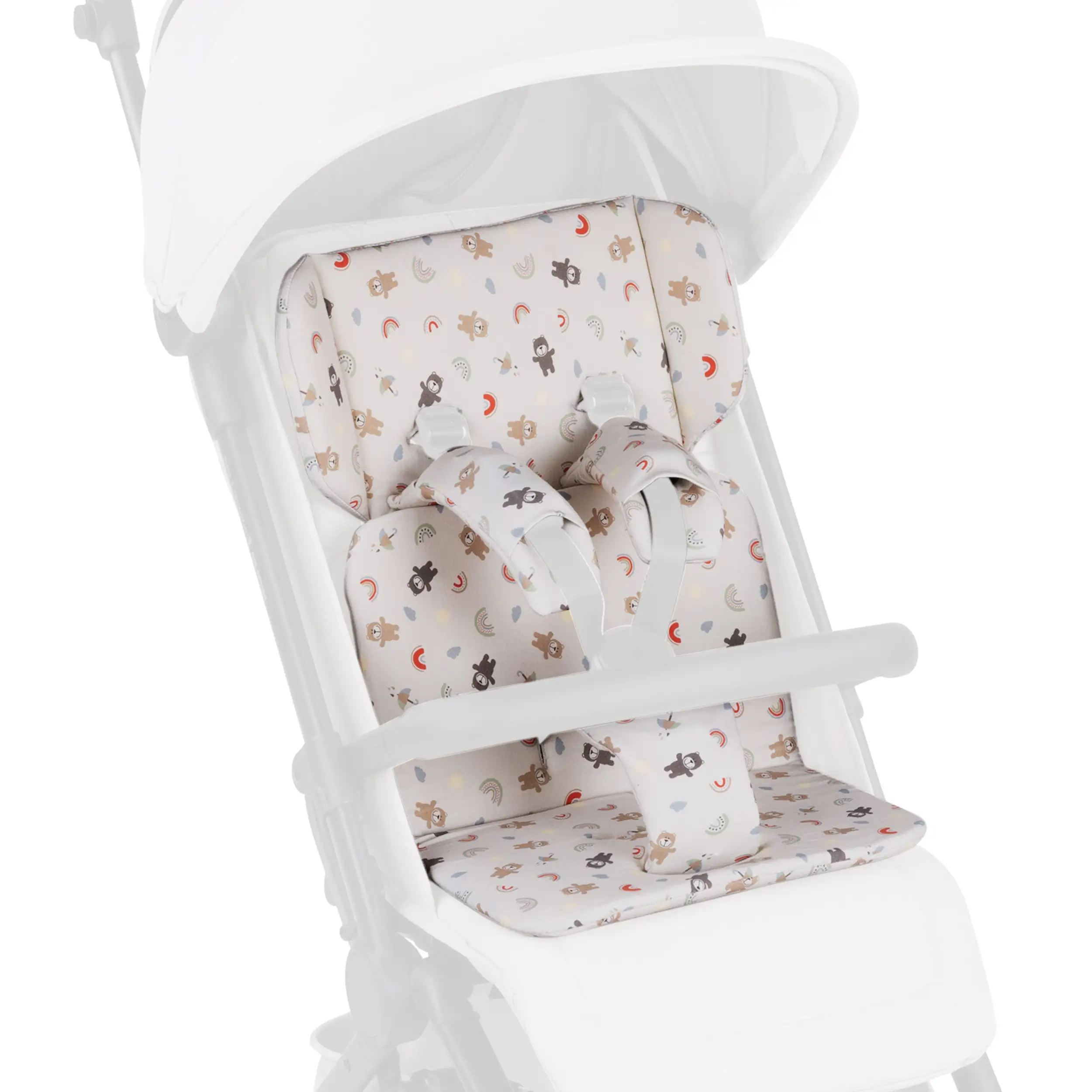Housse de siège confort pour poussette Ping 3 - Teddy Housse de siège confort pour poussette Ping 3 - Teddy