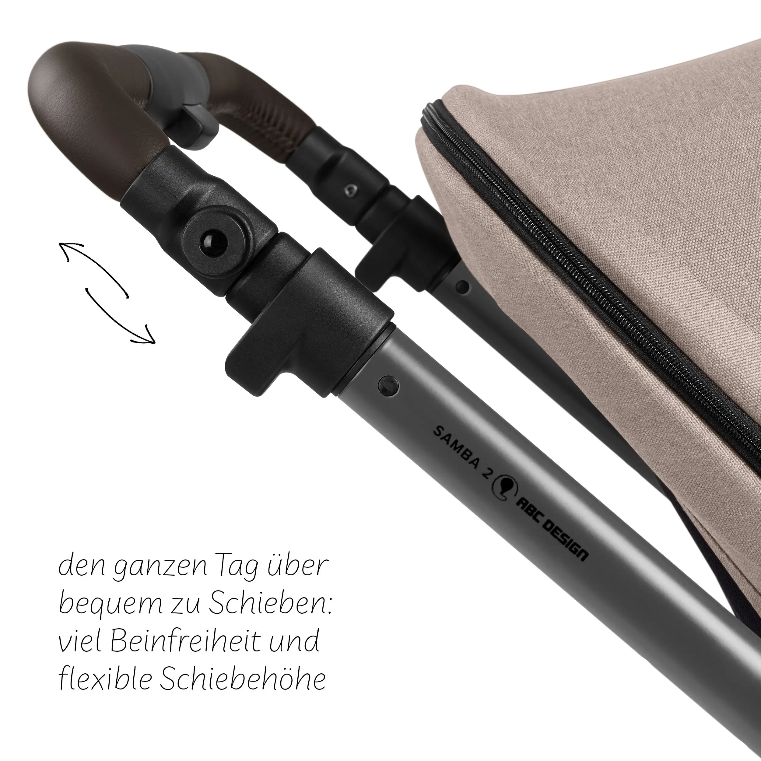 4in1 Kinderwagen Set Samba 2 inkl. Isofix Base - Camel