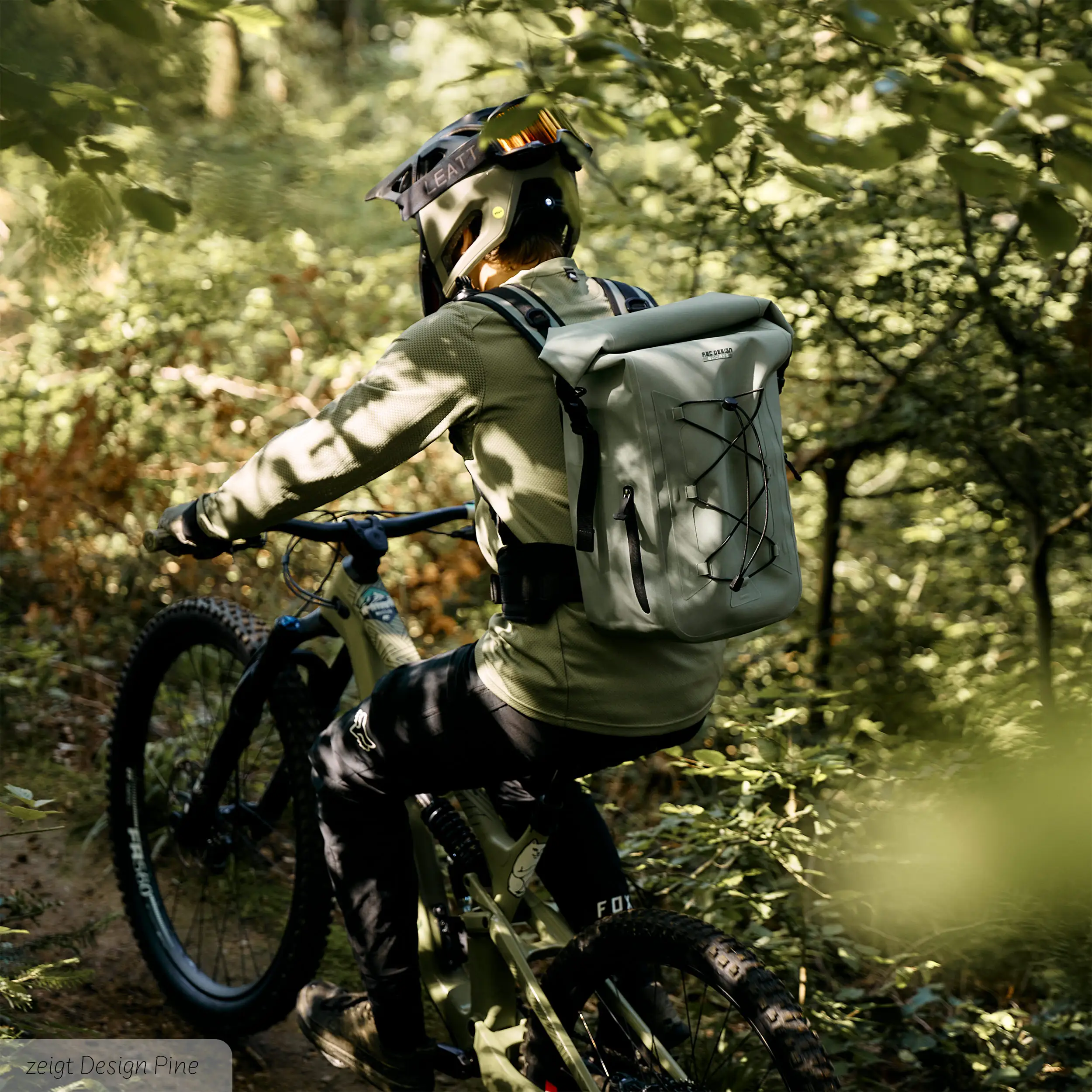 Premium Outdoor-Rucksack Lausanne 20L für Stadt & Natur - Avocado