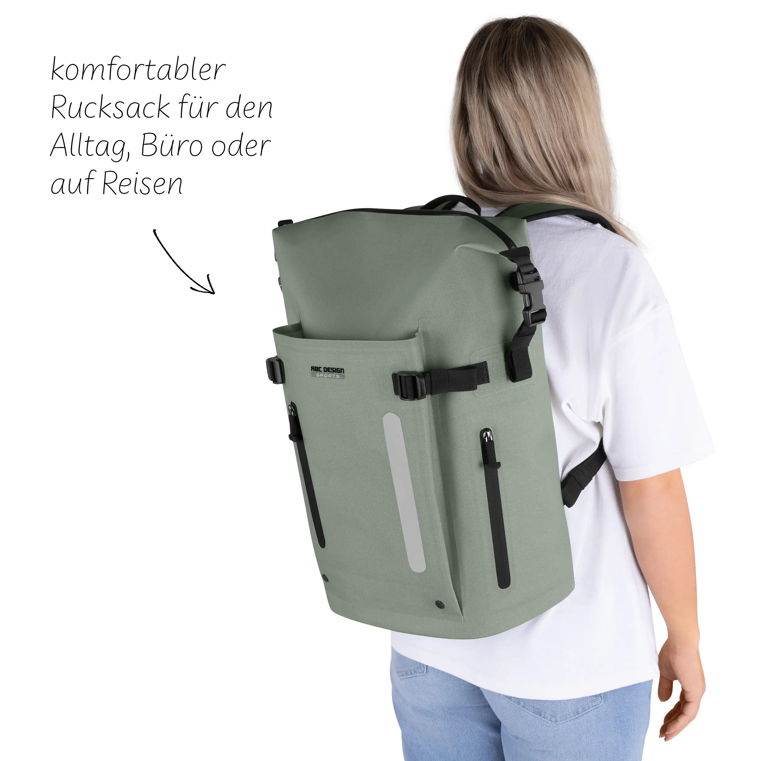 Rucksack Zürich 24L für den Alltag & Büro - Pine