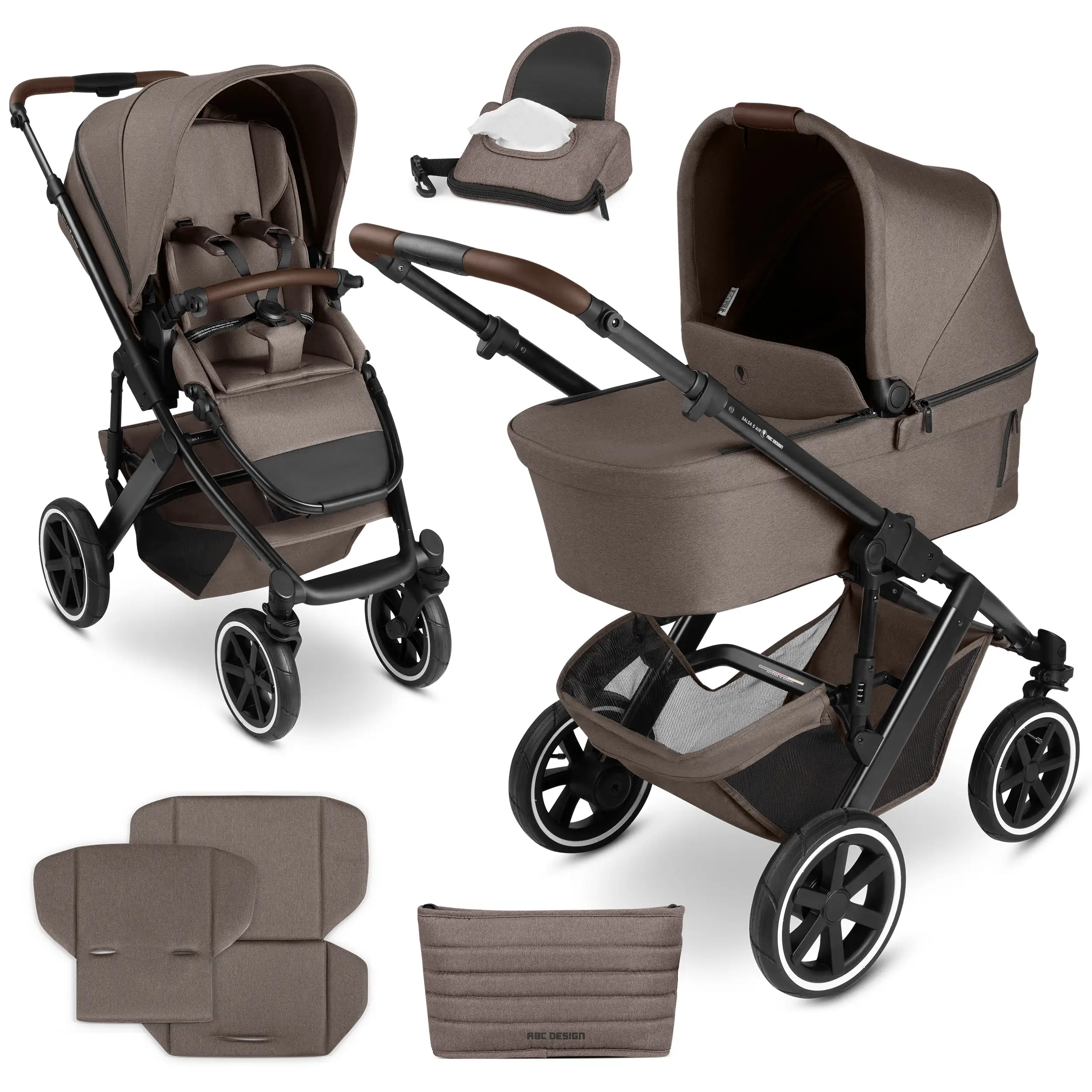 Kombi-Kinderwagen Salsa 5 Air - Nature