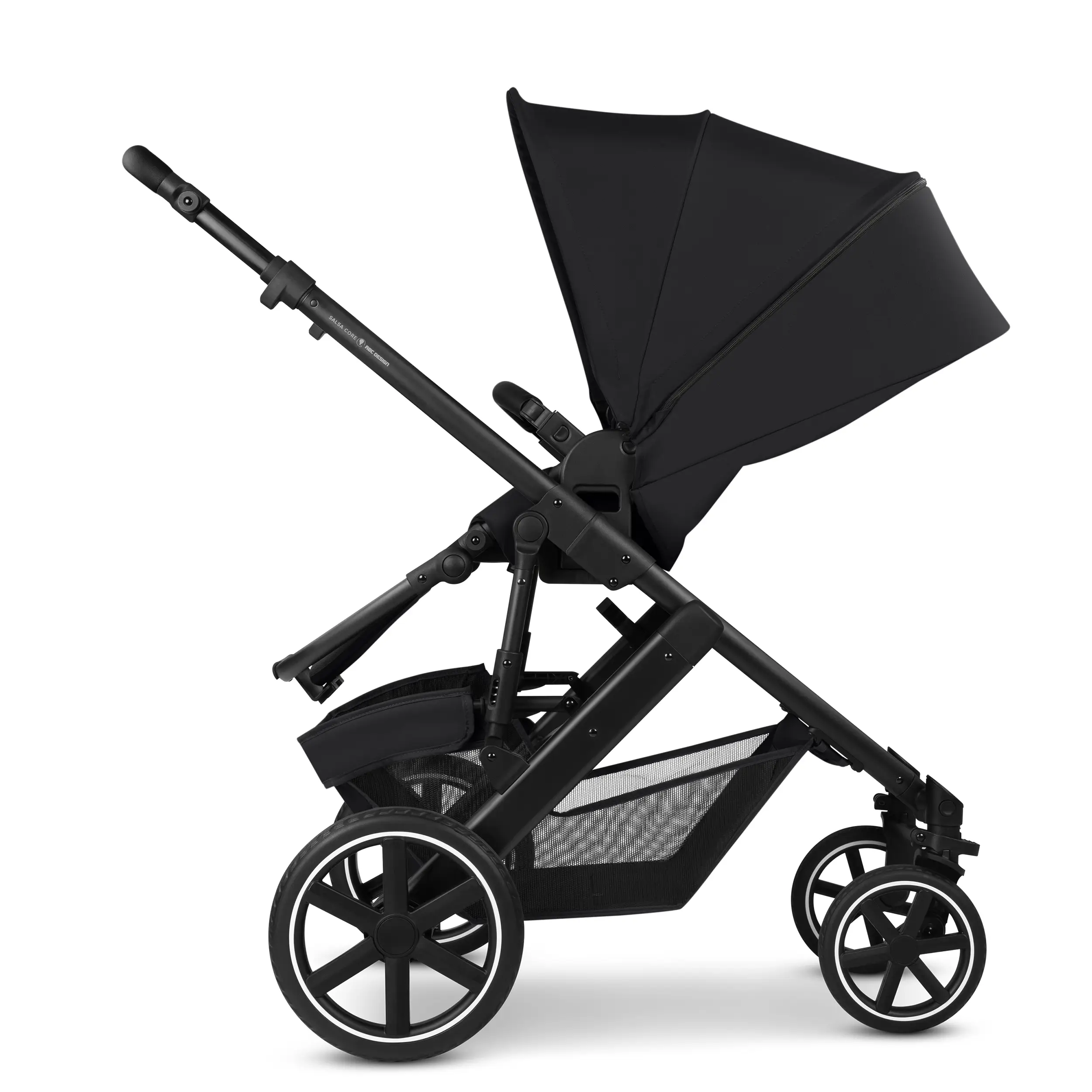 3in1 Kinderwagen-Set Salsa Core inkl. Babyschale mit Liegefunktion Calla - Ink