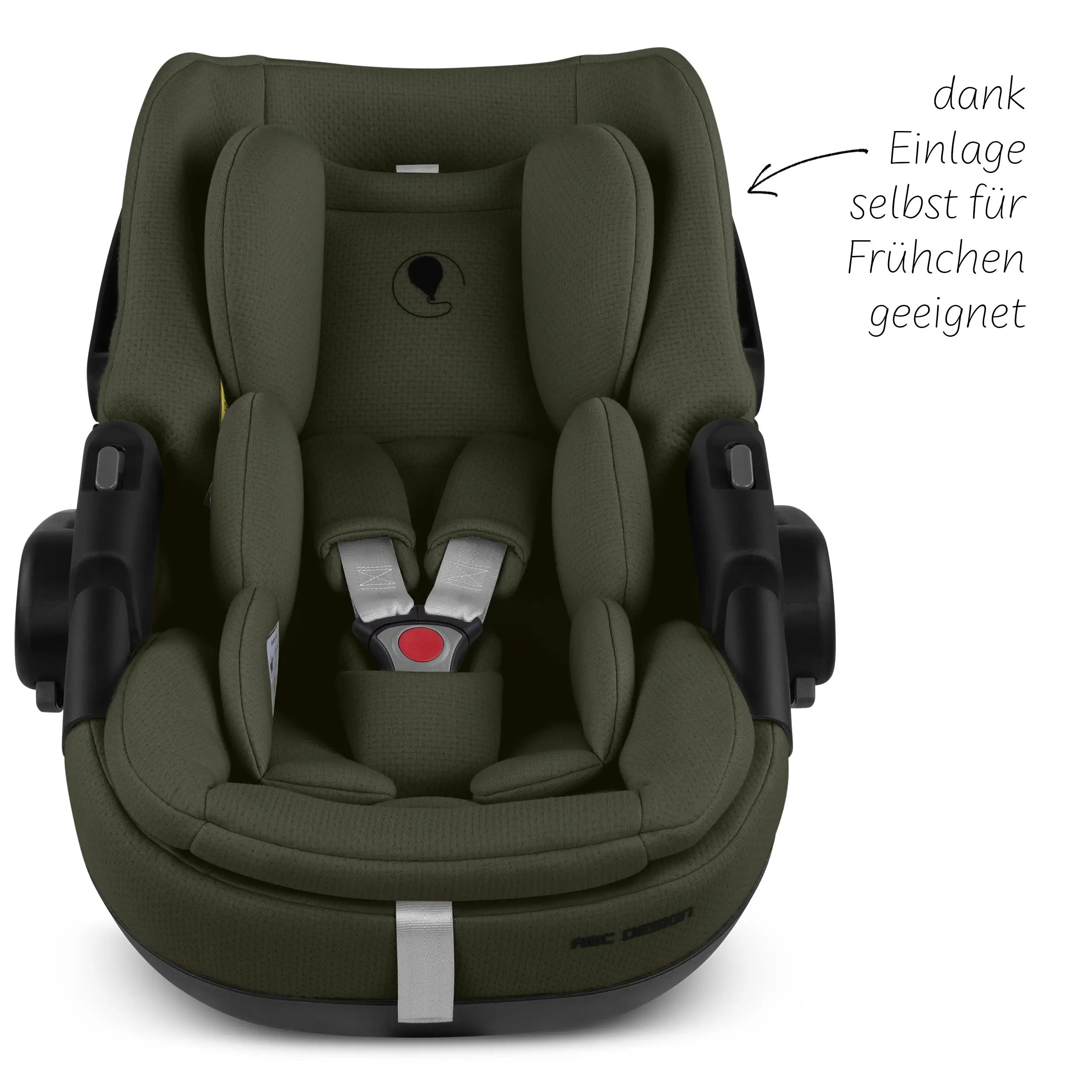 Coque auto inclinable Calla i-Size - Olive