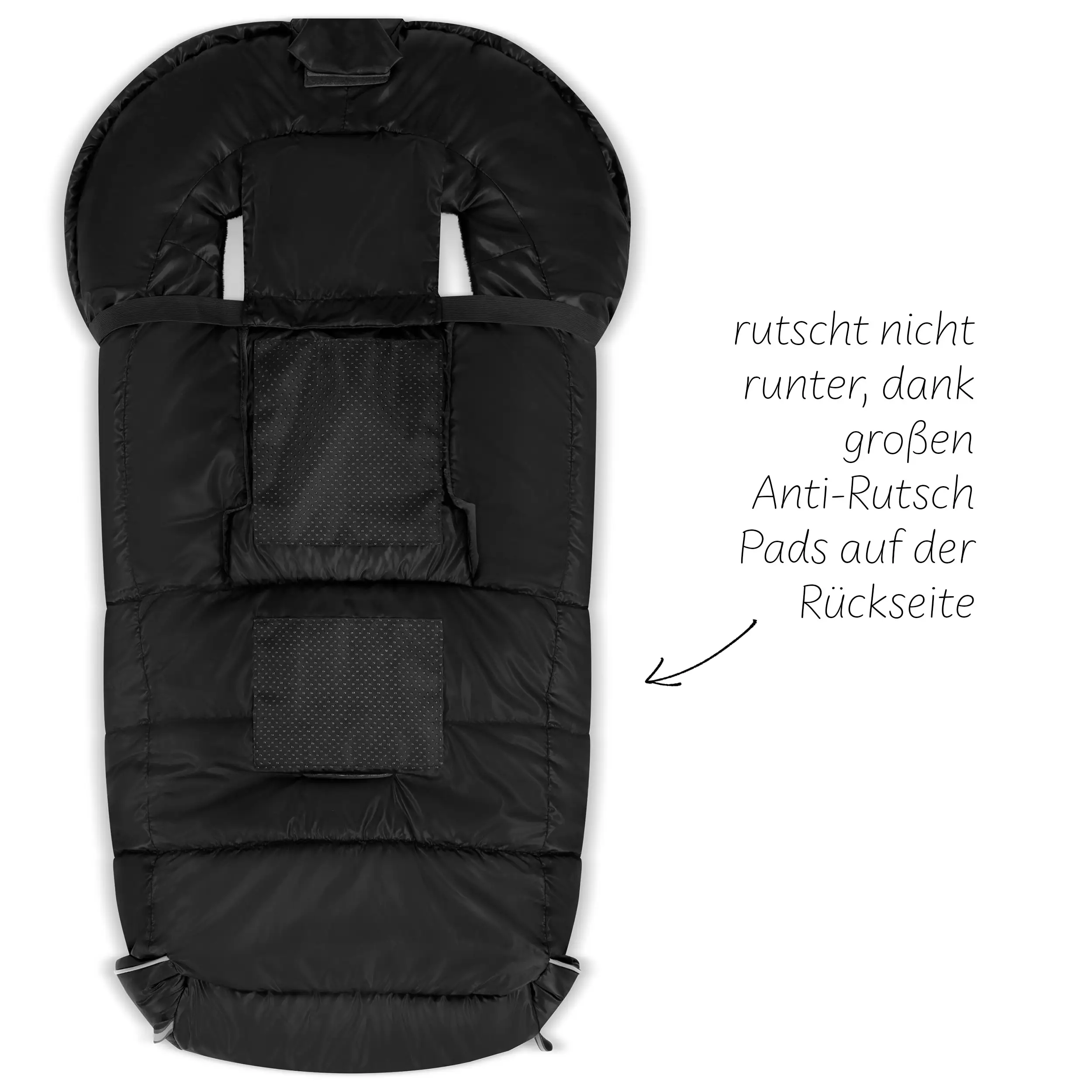 Winterfußsack - Black