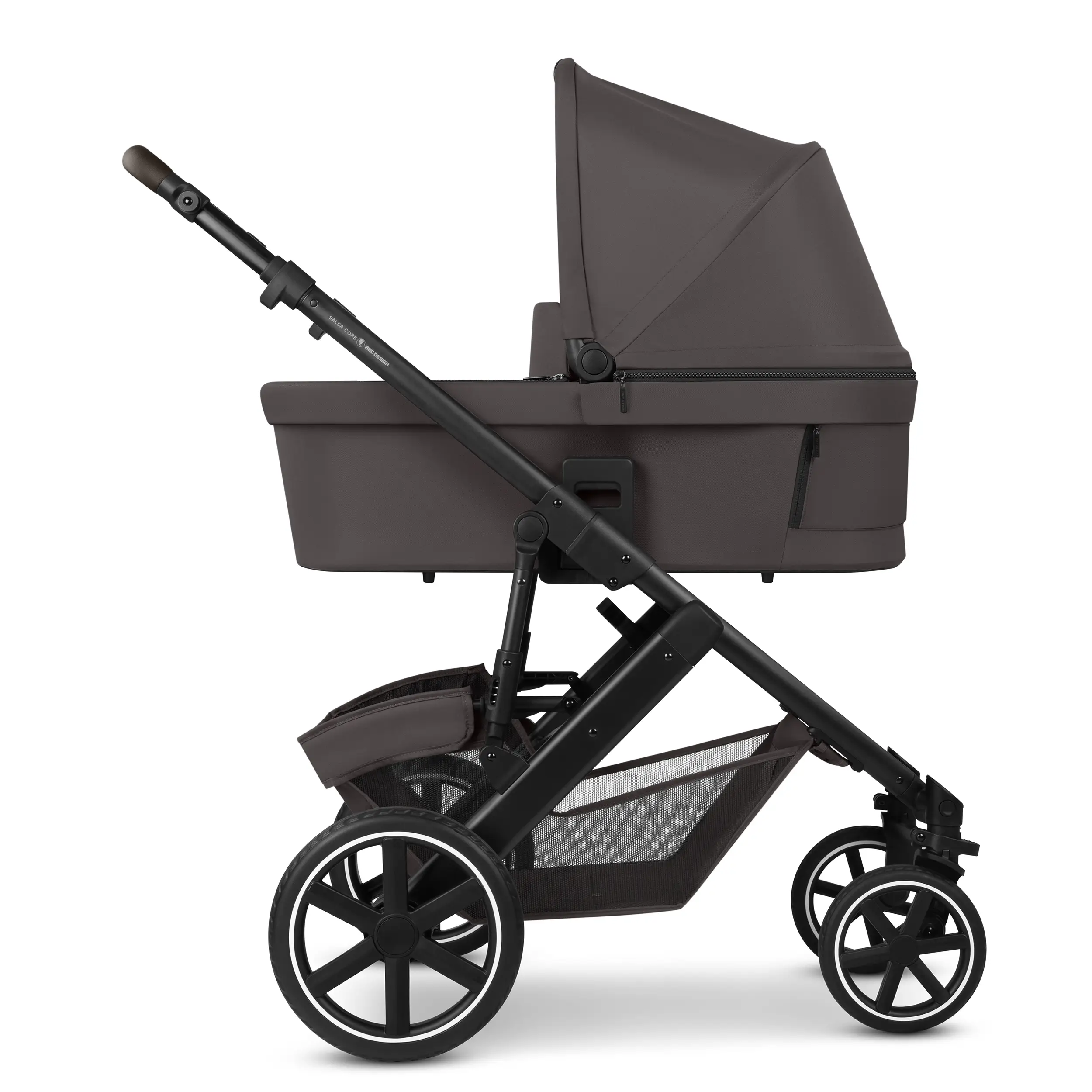 3in1 Kinderwagen-Set Salsa Core inkl. Babyschale mit Liegefunktion Calla - Falcon