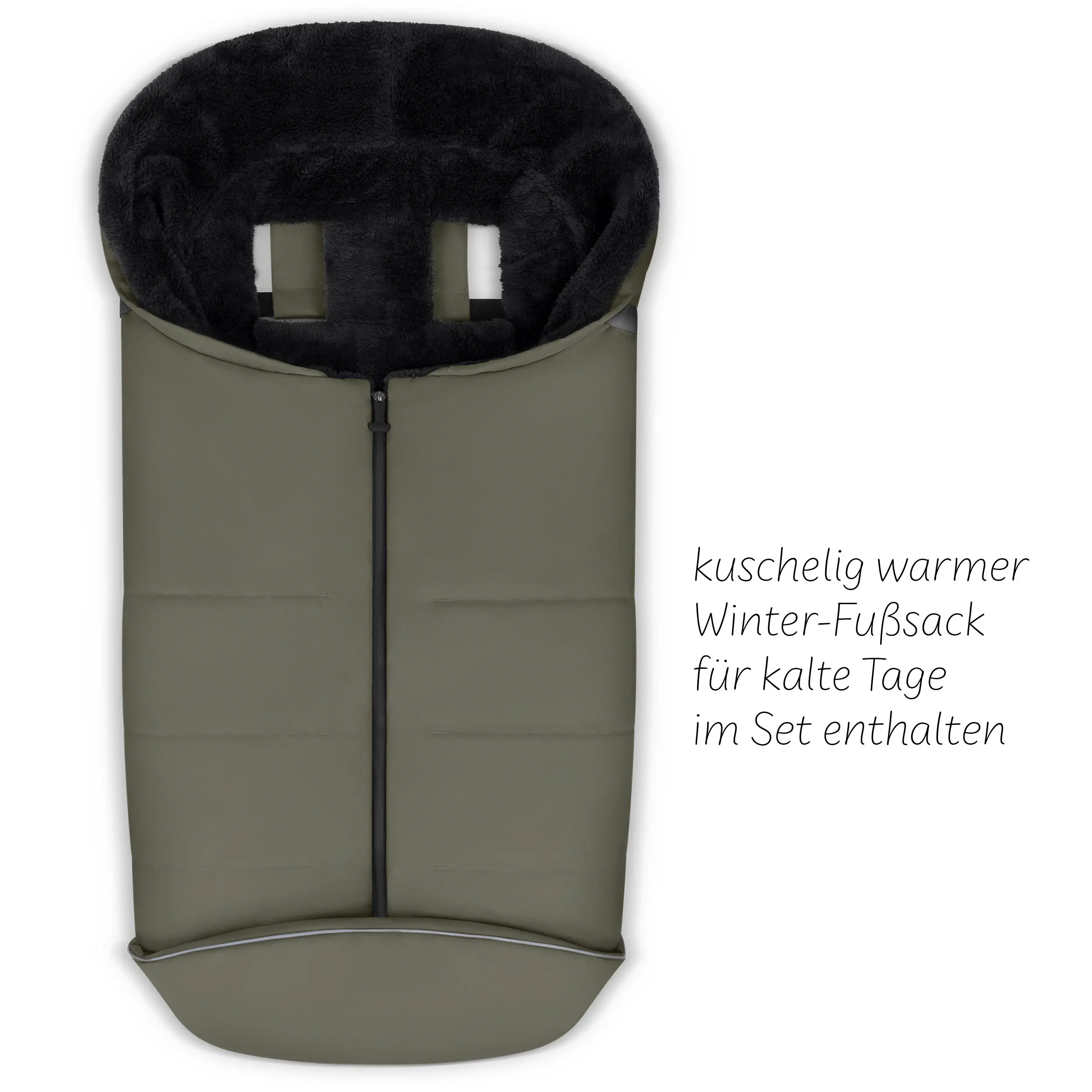 Zubehör Set Kinderwagen - Wickeltasche, Winterfußsack, Regenschutz & Moskitonetz - Wheat