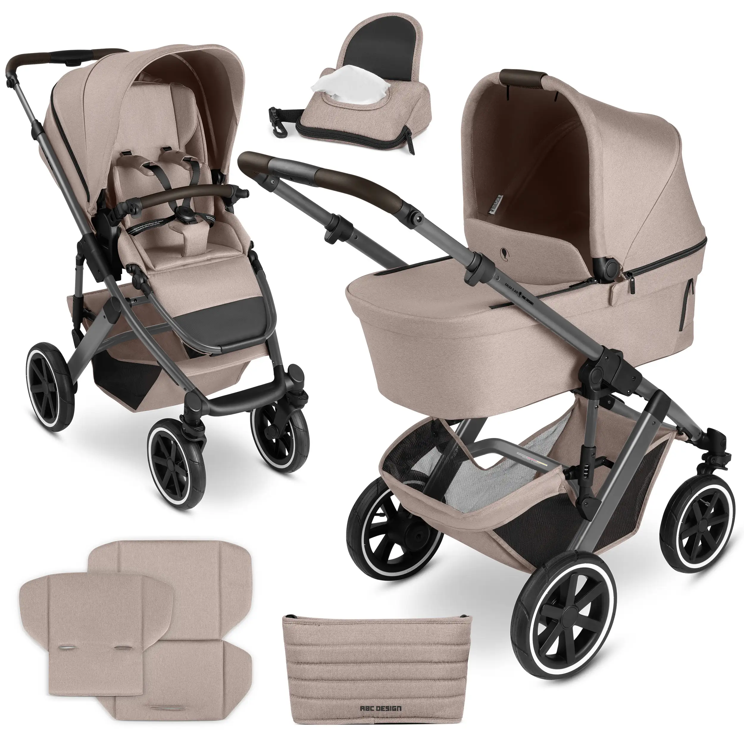 Kombi-Kinderwagen Salsa 5 Air - Camel