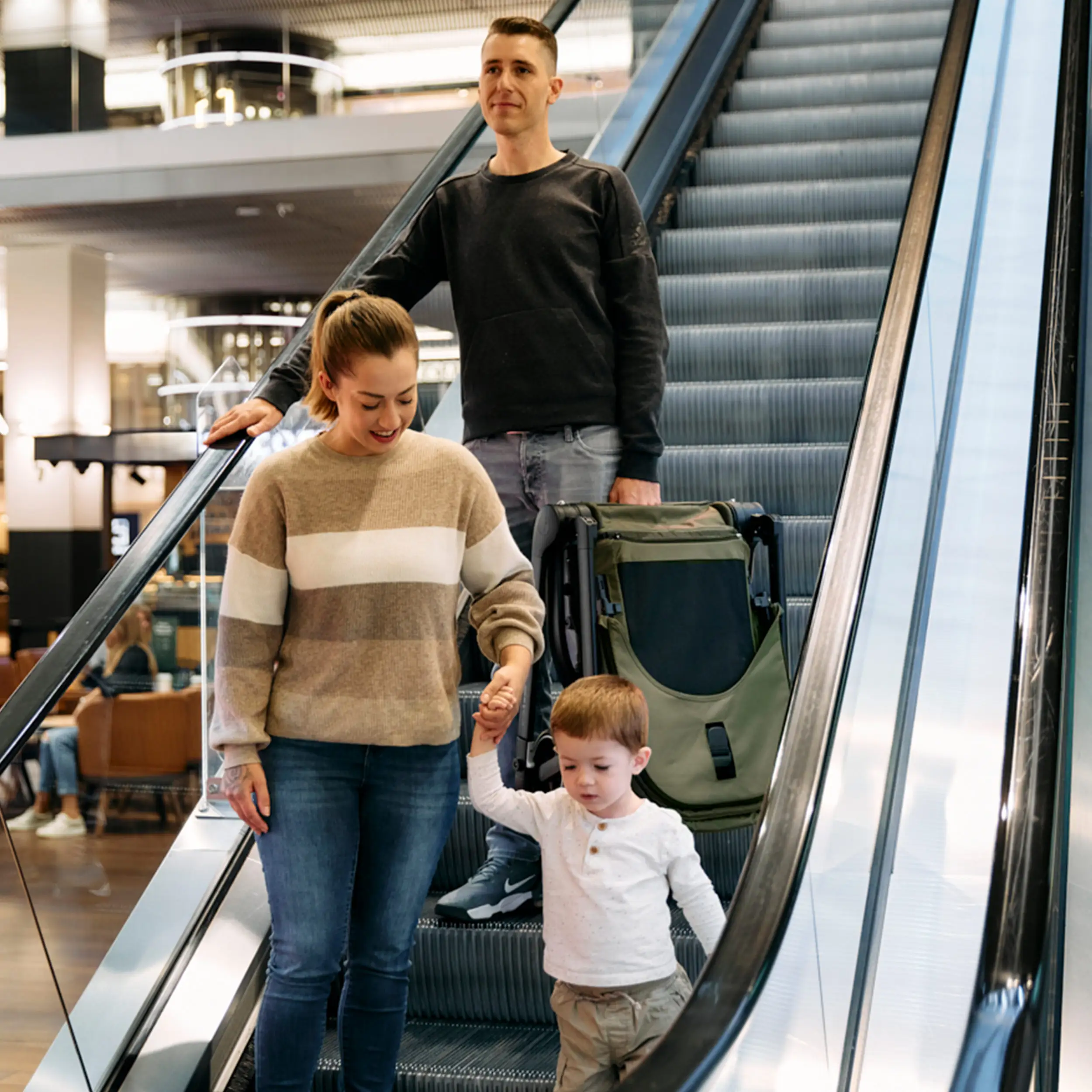 4in1-Kinderwagen-Set City Life inkl. Isofix Base - Avocado