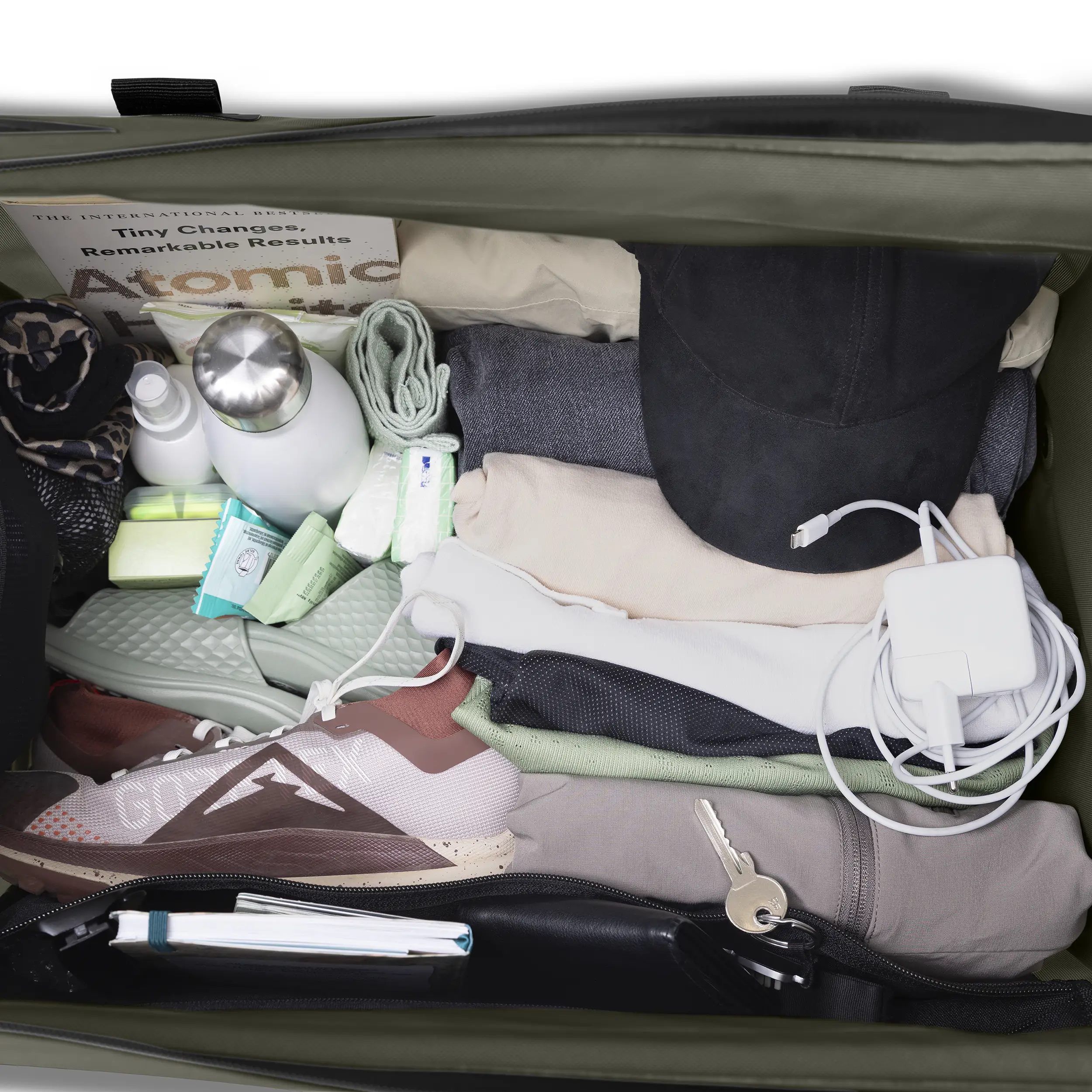 Reisetasche Locarno 45L für Alltag, Reisen & Profi Einsatz - Avocado