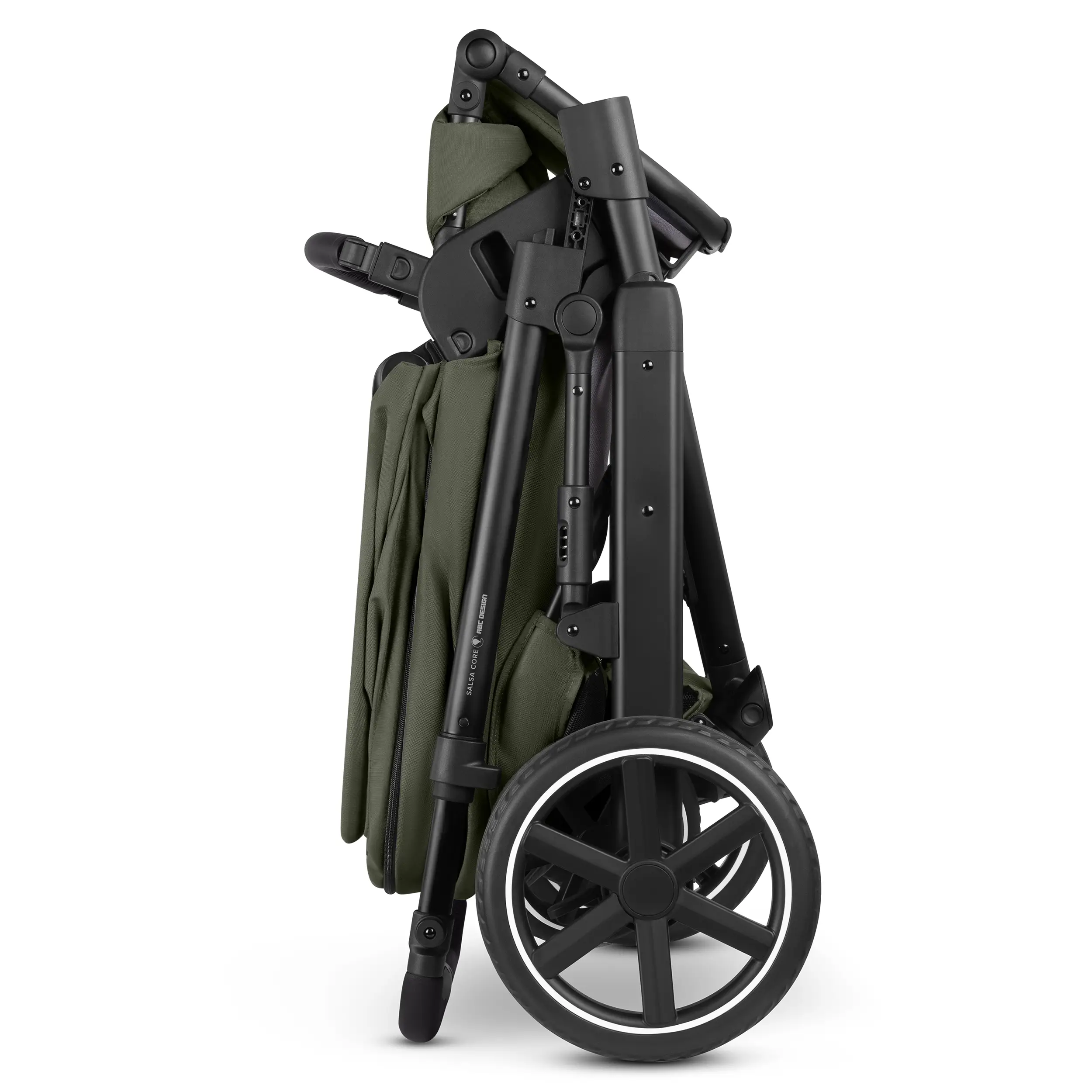 3in1 Kinderwagen-Set Salsa Core inkl. Babyschale mit Liegefunktion Calla - Olive