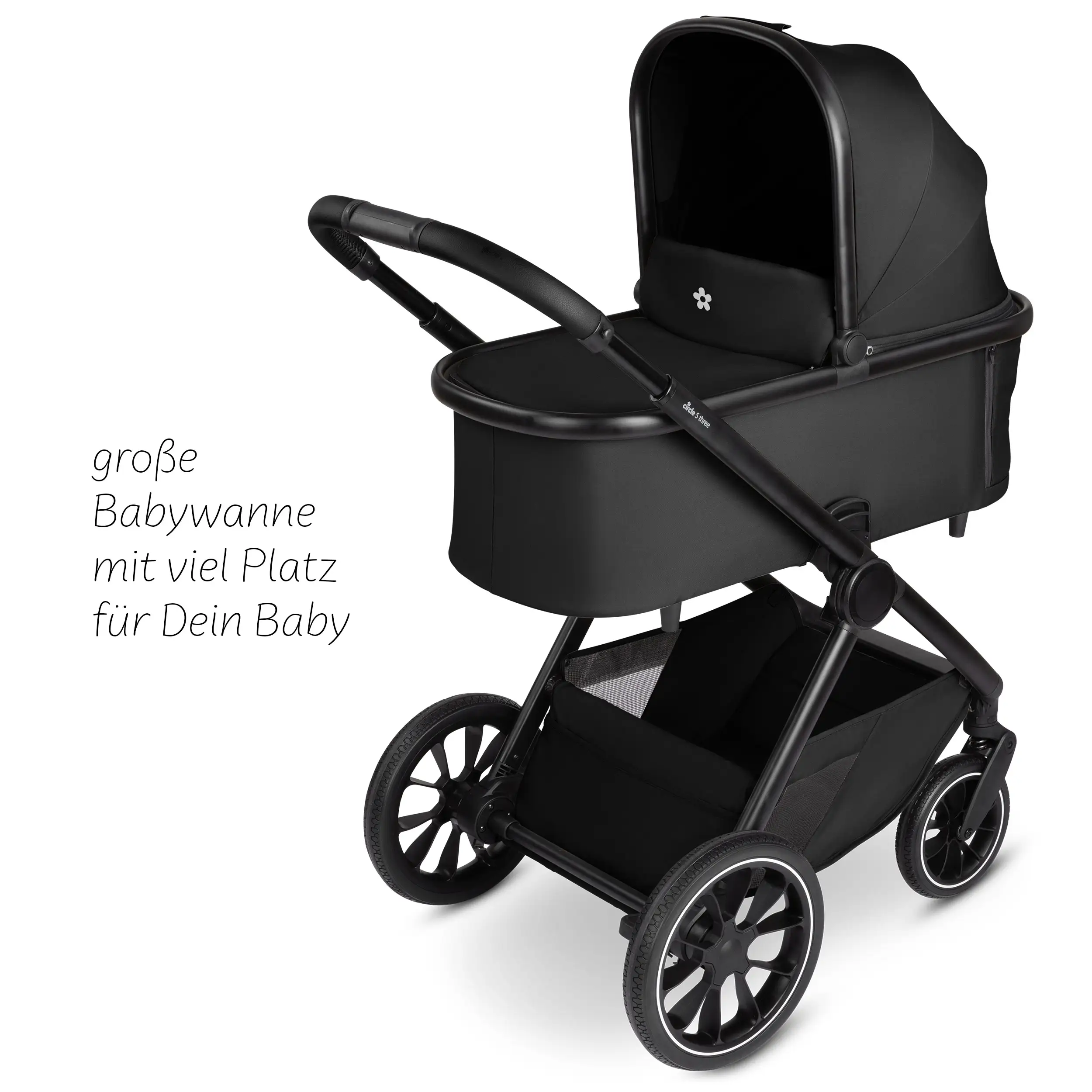 Kombi-Kinderwagen S Three - Black