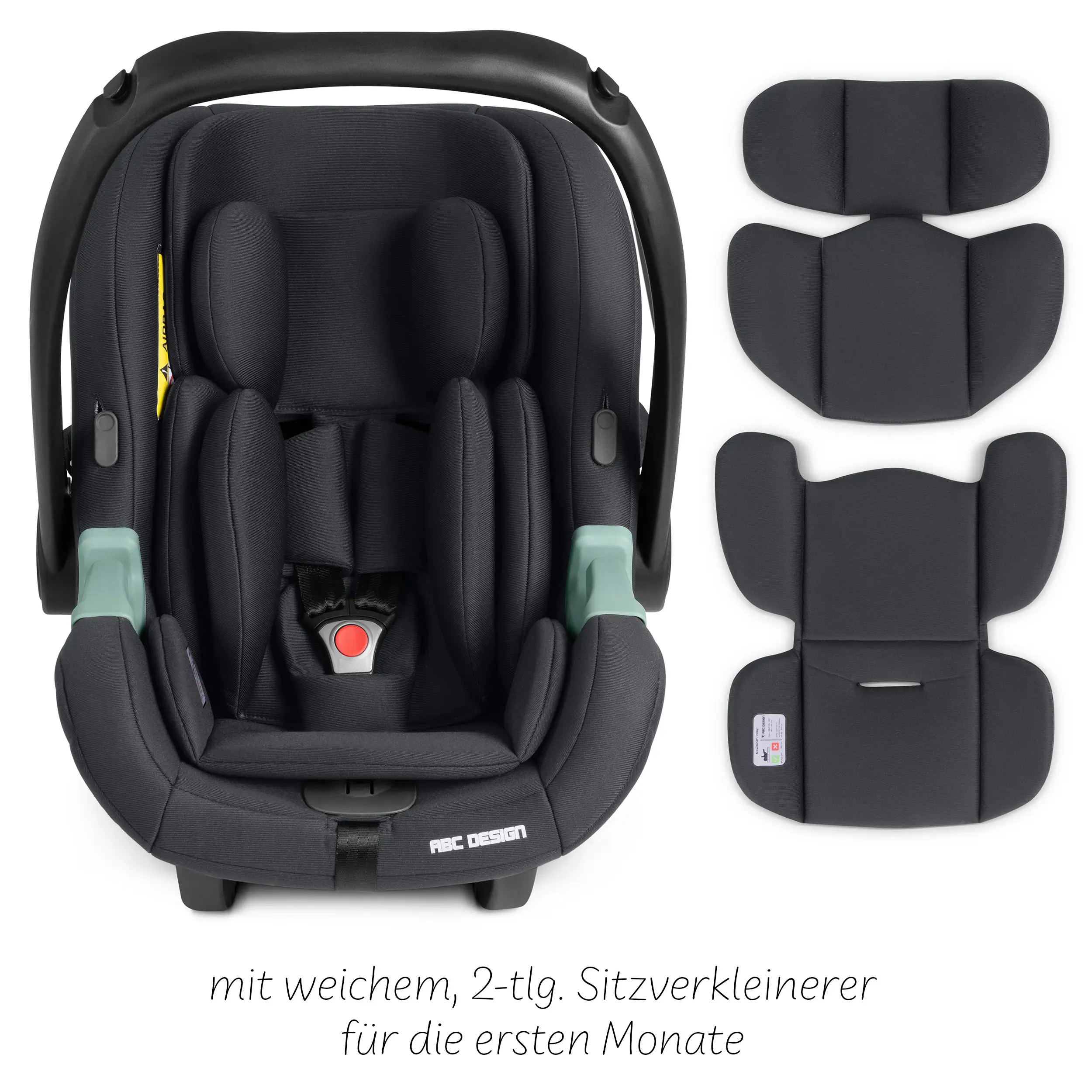 Babyschale Tulip i-Size inkl. drehbarer Isofix Base Root - Black
