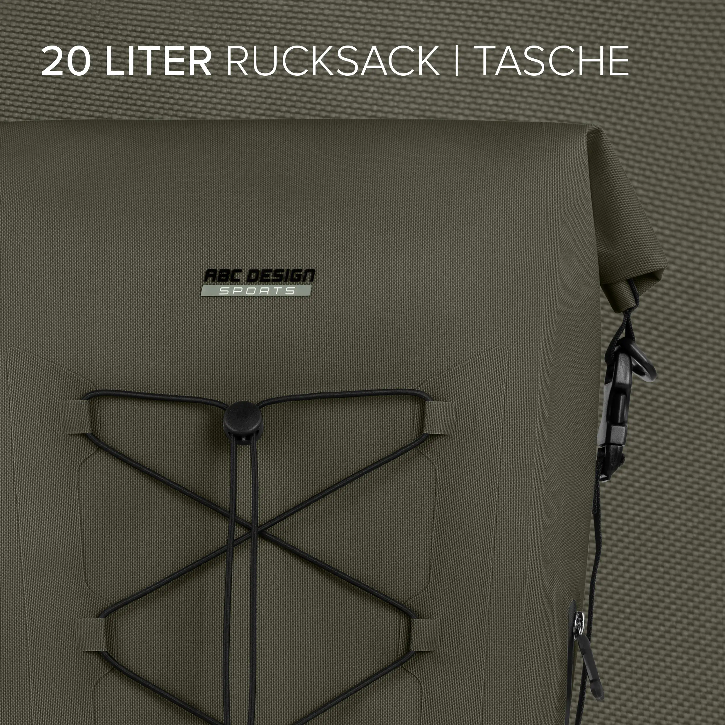 Premium Outdoor-Rucksack Lausanne 20L für Stadt & Natur - Avocado