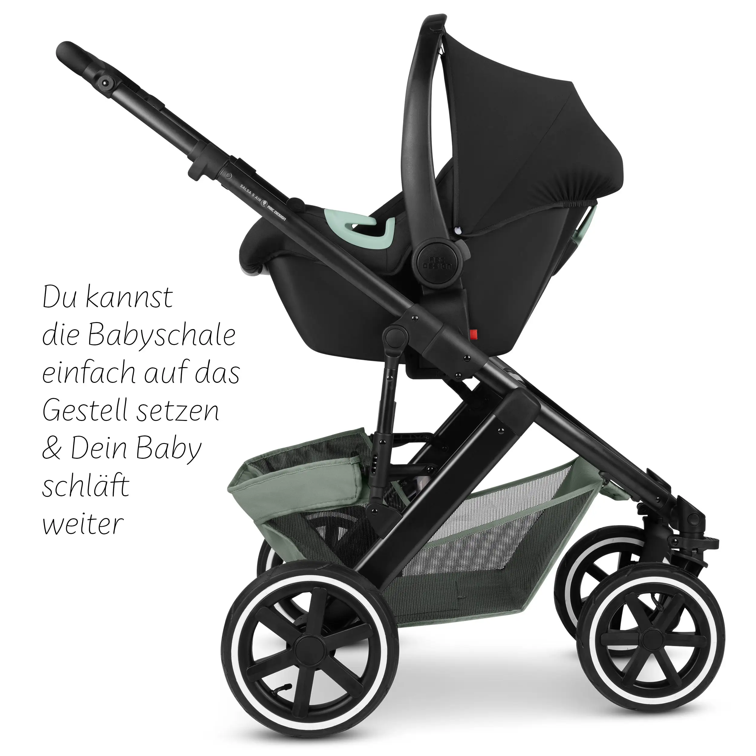3in1 Kinderwagen-Set Salsa 5 Air - Pine