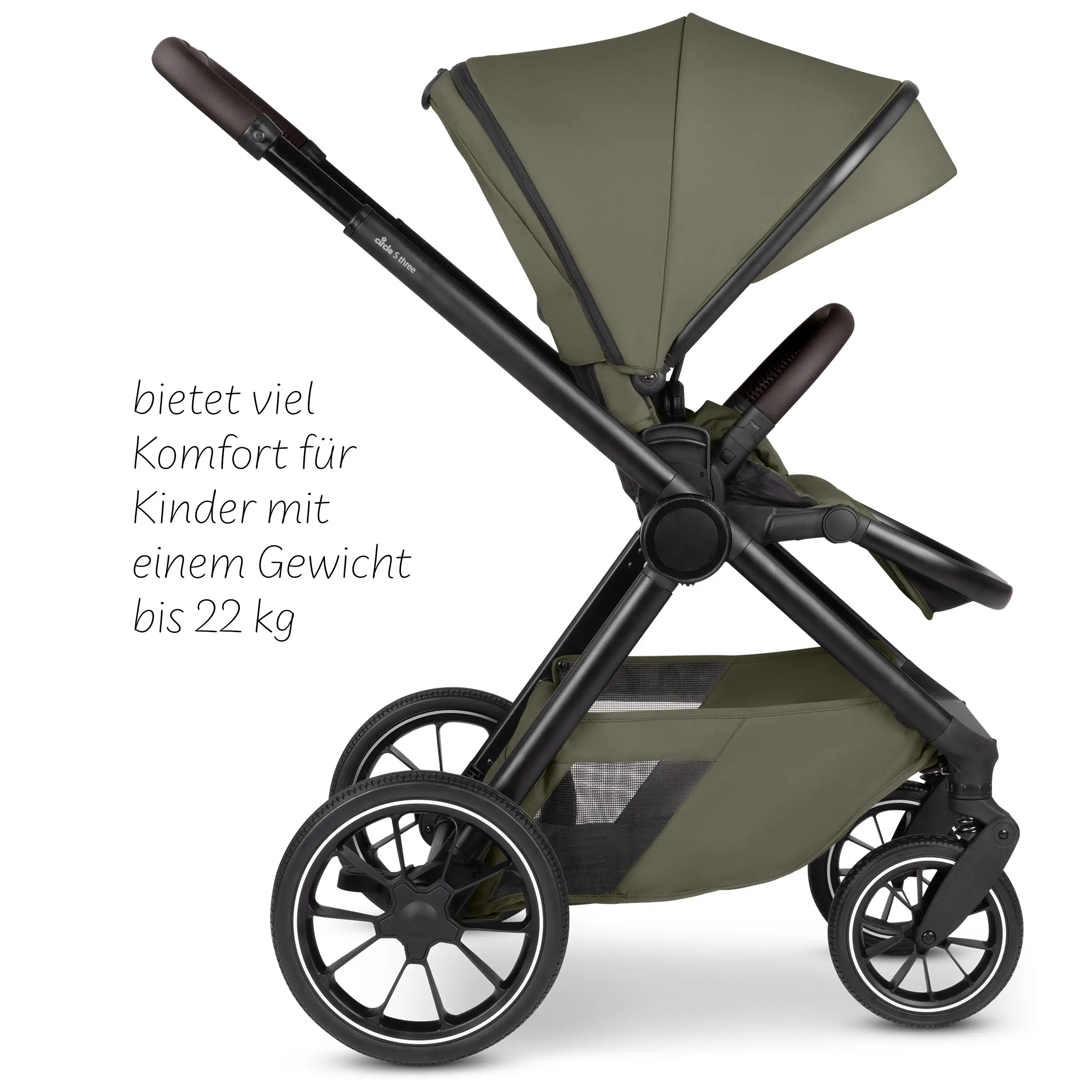 Kombi-Kinderwagen S Three - Wheat