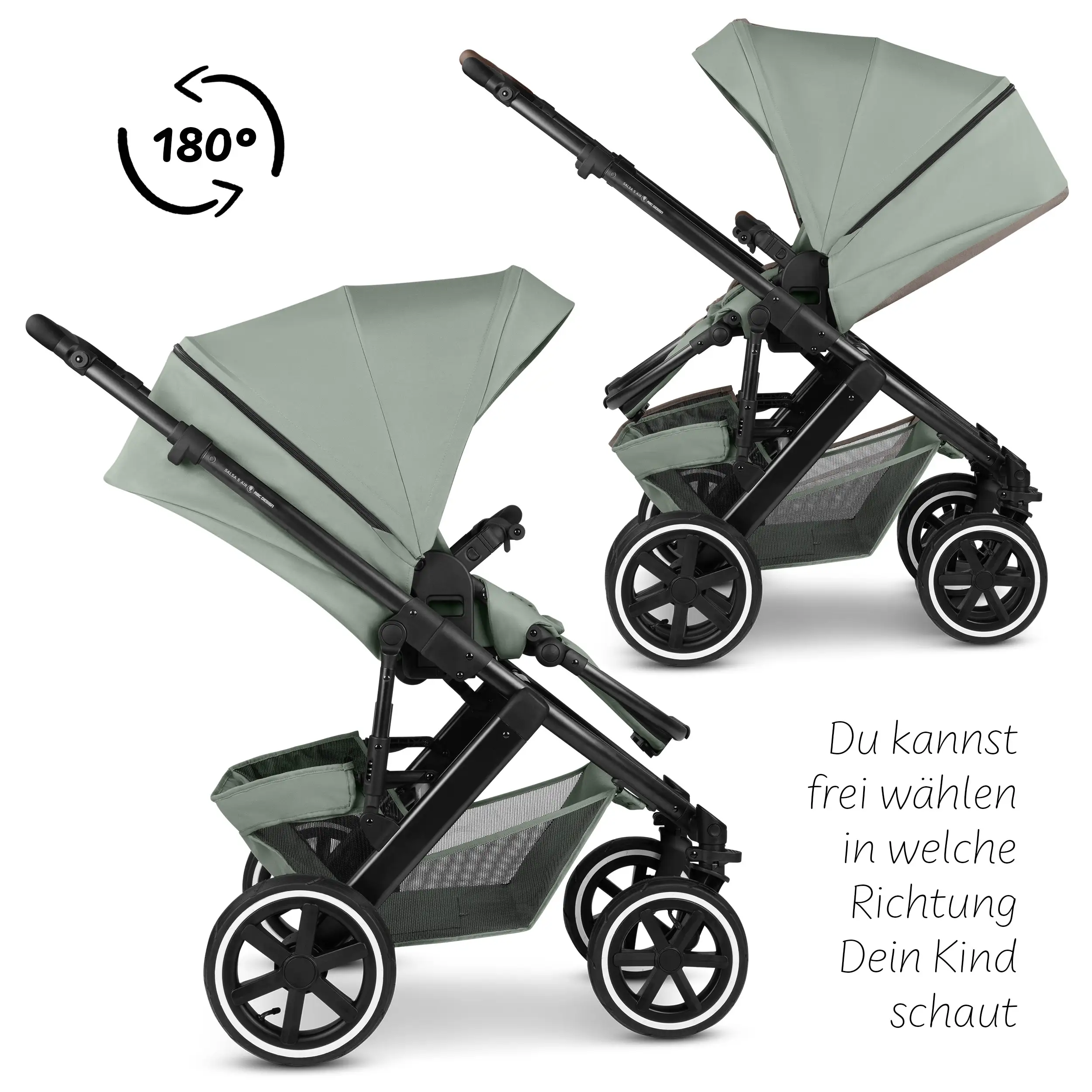 3in1 Kinderwagen-Set Salsa 5 Air - Pine