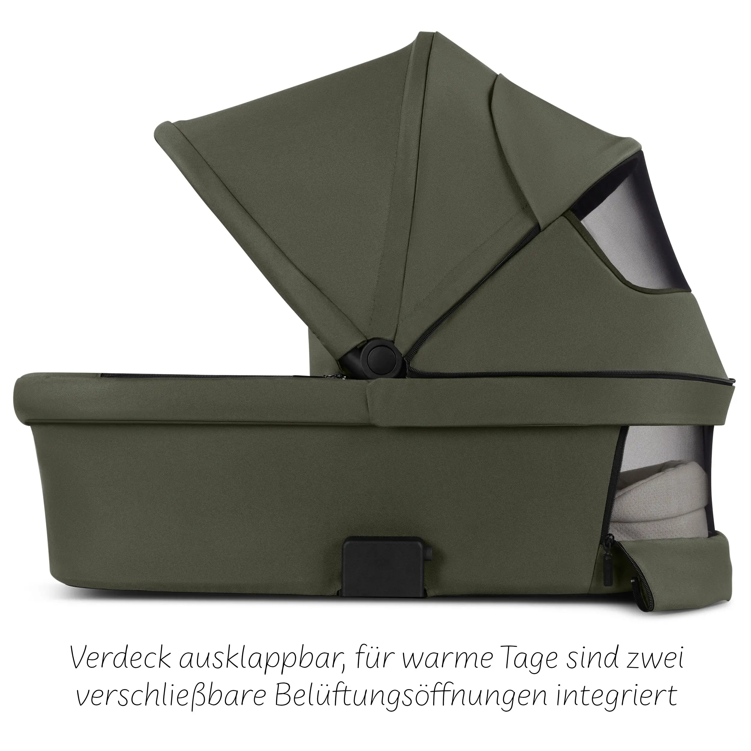 4in1-Kinderwagen-Set Salsa 5 Air inkl. Babyschale Calla mit Liegefunktion - Avocado